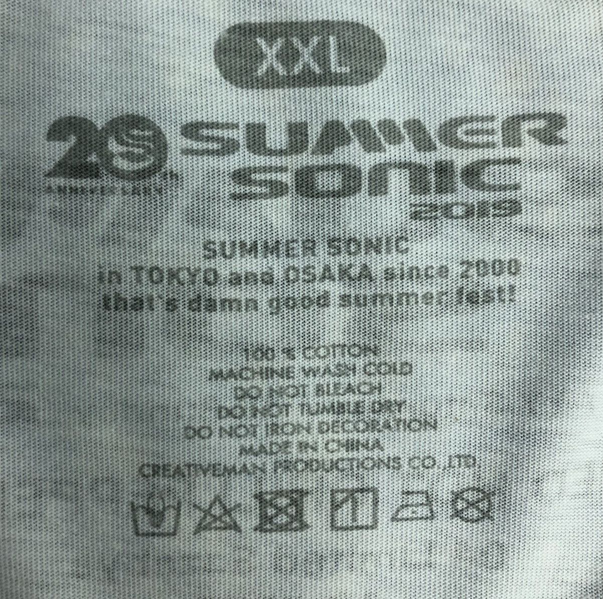 Band Tees 20th Anniversary Summer Sonic August 2019 T-Shirt Size US XXL / EU 58 / 5 - 8 Thumbnail