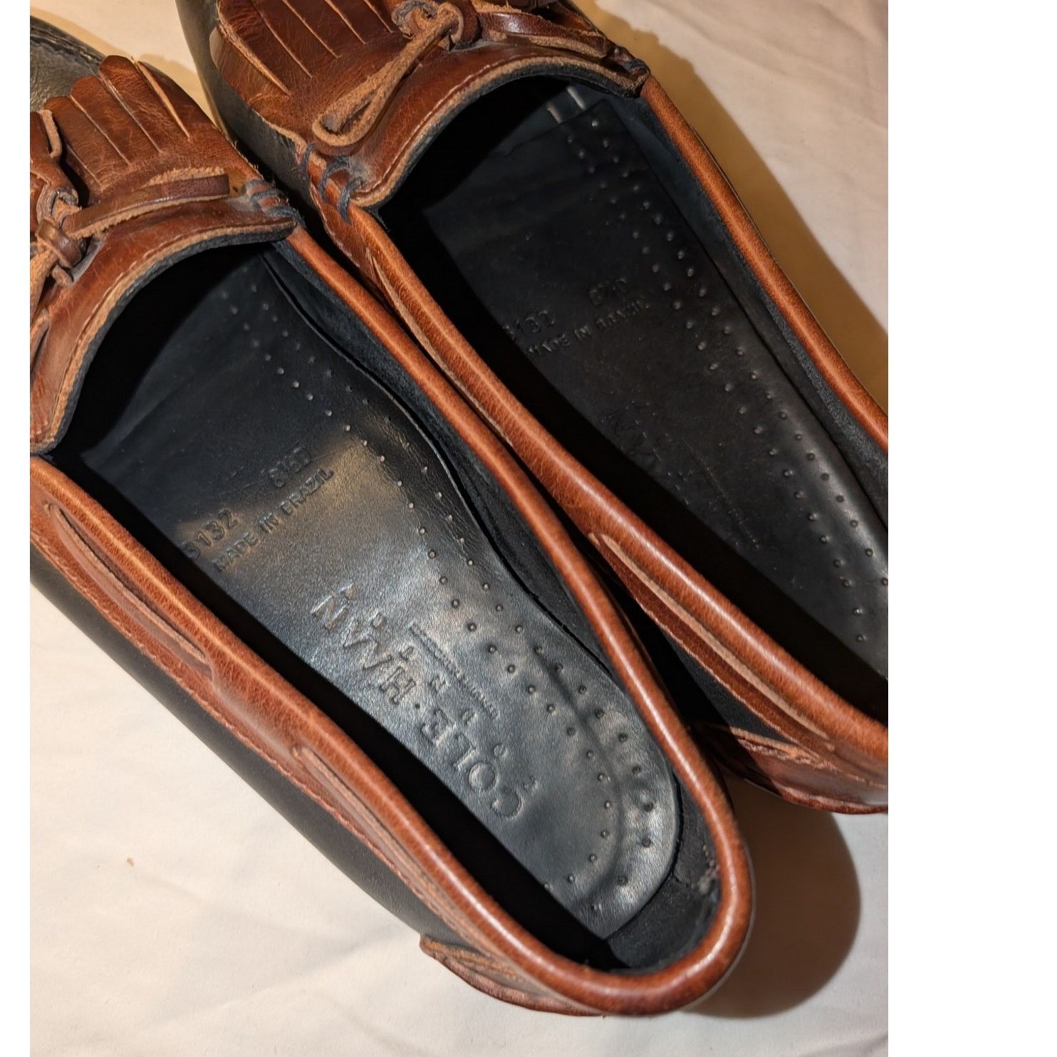 Cole Haan Cole Haan Country Two Tone Tasseled Loafers 8.5 Hand Sewn Size US 8.5 / EU 41-42 - 4 Thumbnail
