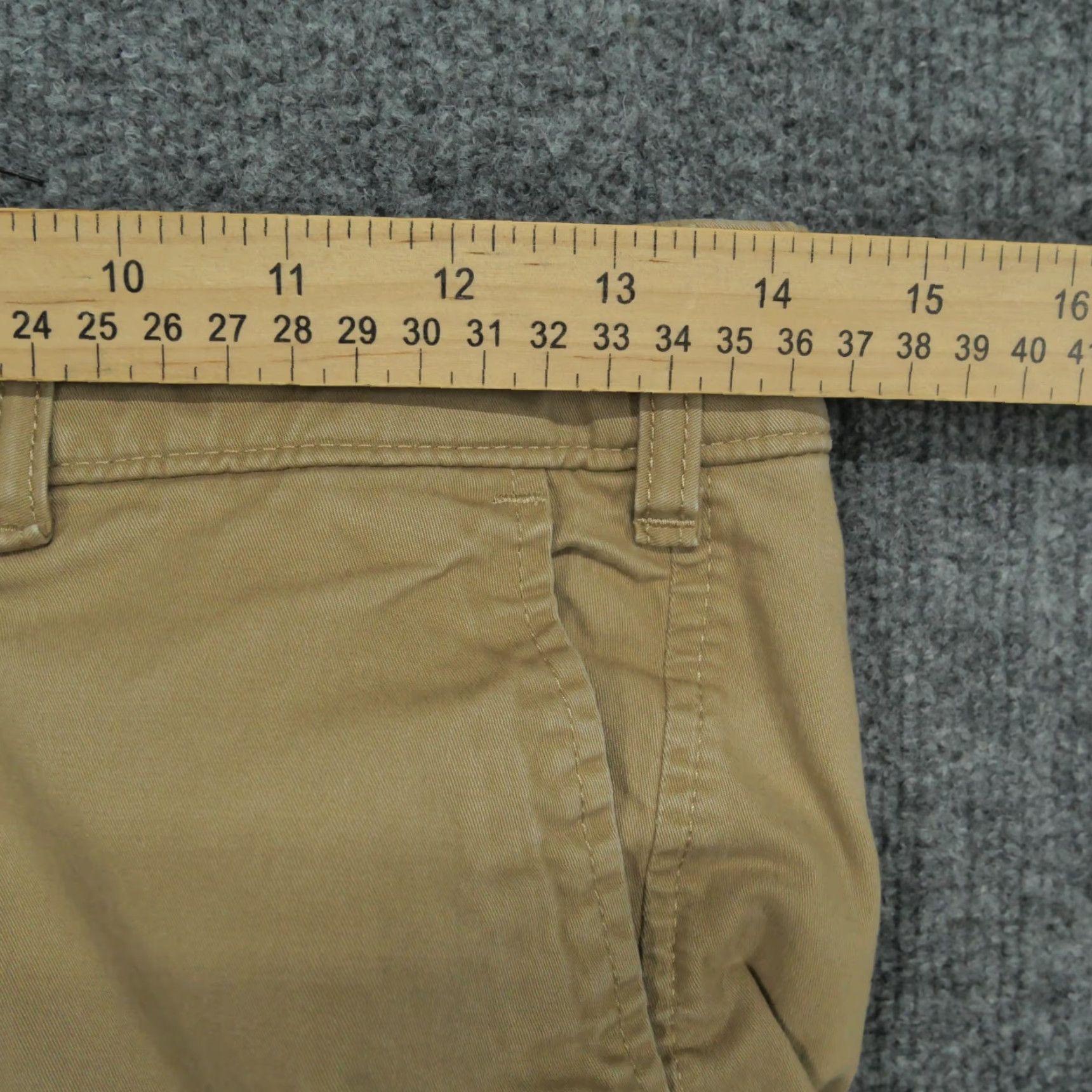 Abercrombie & Fitch Abercrombie & Fitch Pants Mens 28x30 Khaki Tan Skinny Stretch Size US 28 / EU 44 - 6 Thumbnail