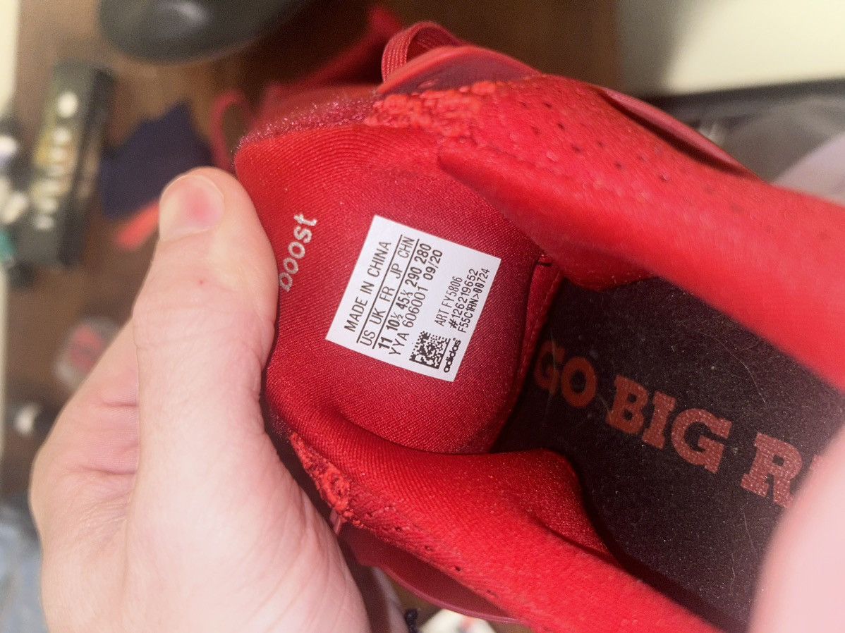 Adidas Nebraska Ultra Boost Size US 11 / EU 44 - 4 Thumbnail