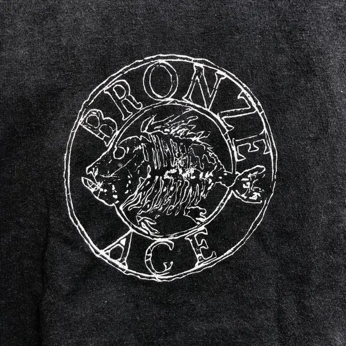 Vintage Vtg 90’ BRONZE AGE SKATEBOARD Sword Skull Tee Shirt USA Size US XL / EU 56 / 4 - 6 Thumbnail