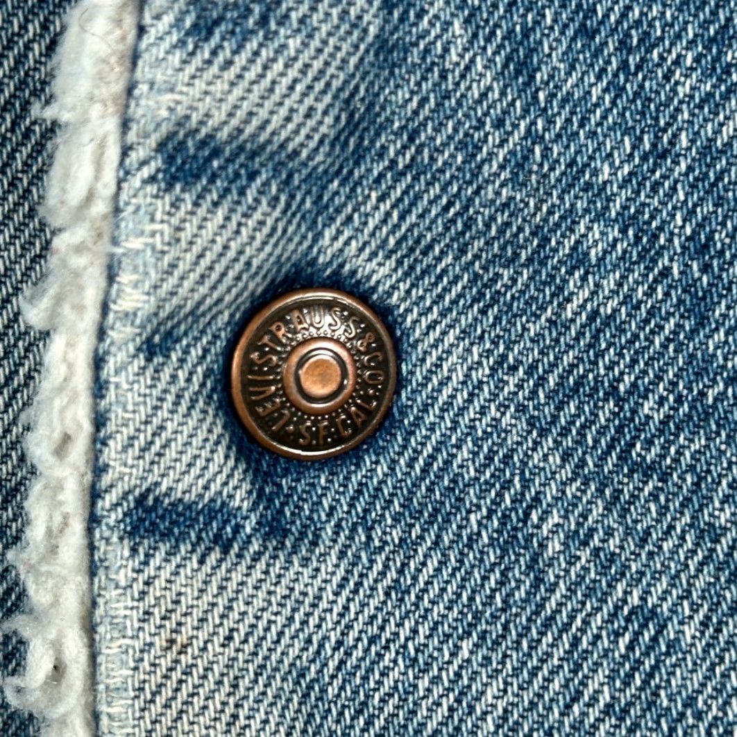 Levi's VINTAGE Levi's Jacket Denim Trucker USA Made Medium Blue Levi's Trucker 80s Mens Jacket Size US M / EU 48-50 / 2 - 7 Thumbnail