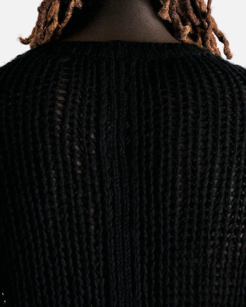 Rick Owens o1s1v1r1oon0825 Round Neck Cardigan in Black Size US M / EU 48-50 / 2 - 6 Thumbnail