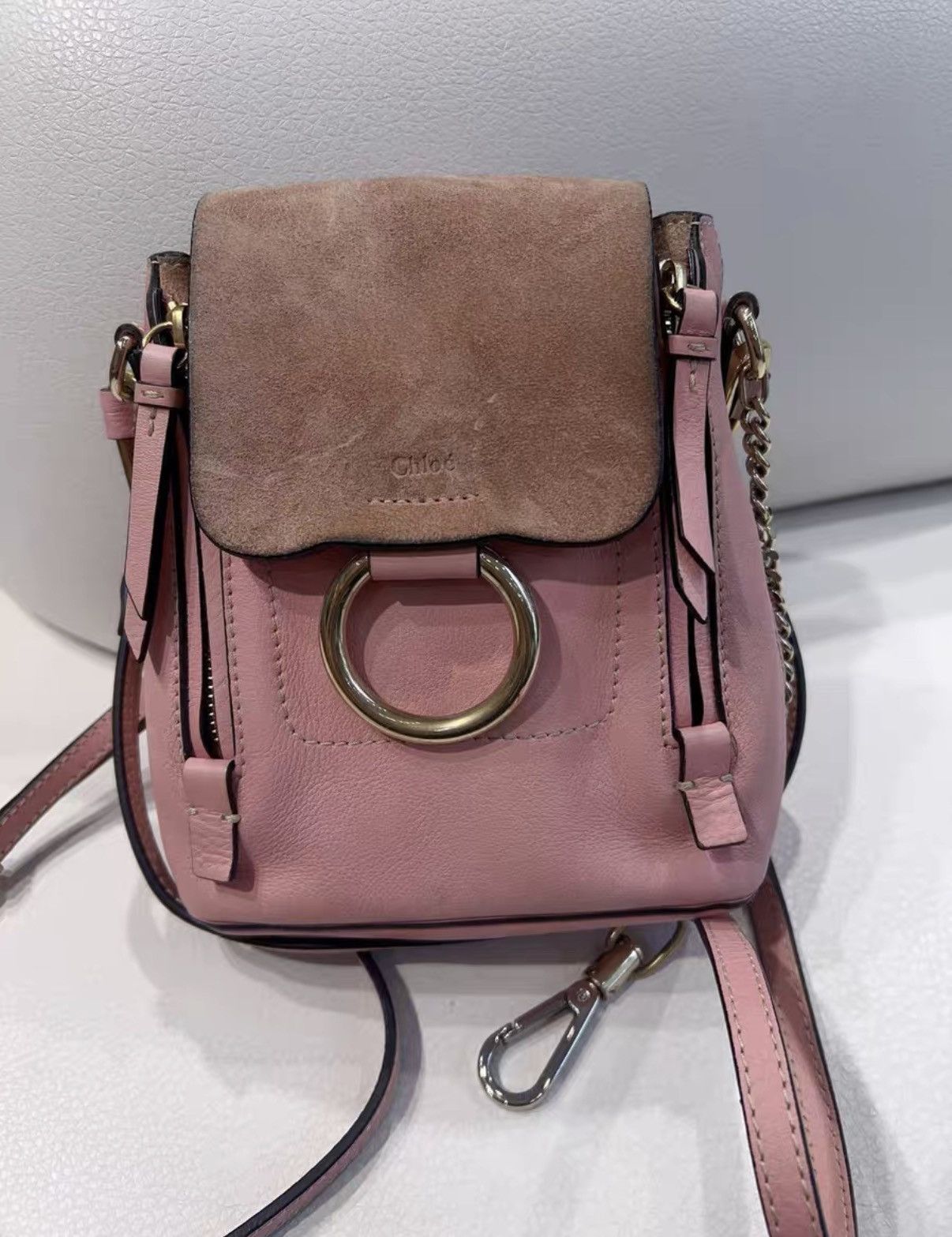 Chloe Chloé Faye mini women's bag with embossed logo J38 Size ONE SIZE - 1 Thumbnail