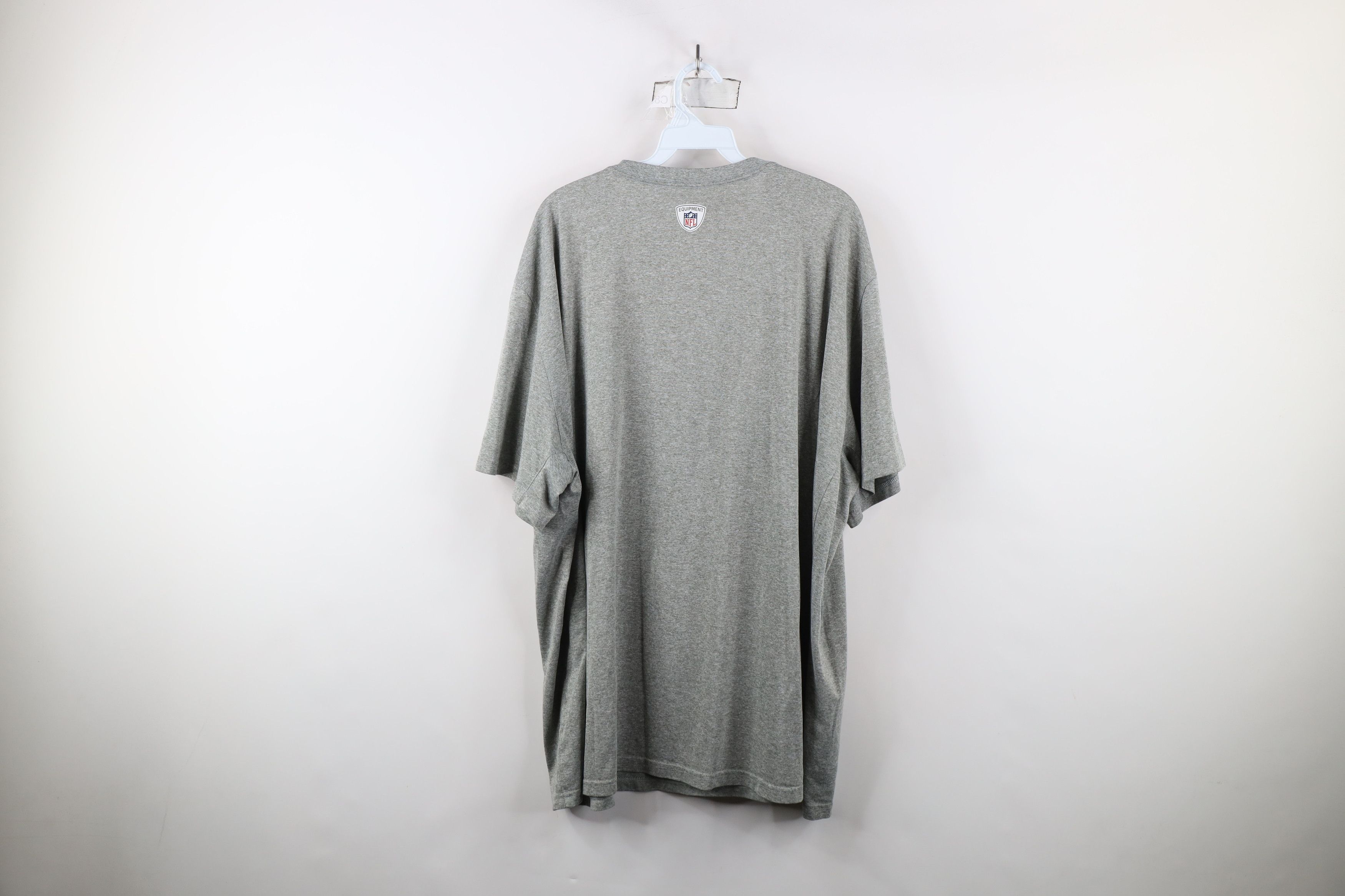 Nike × Vintage Nike NFL Detroit Lions Football Short Sleeve T-Shirt Gray Size US XXL / EU 58 / 5 - 12 Thumbnail