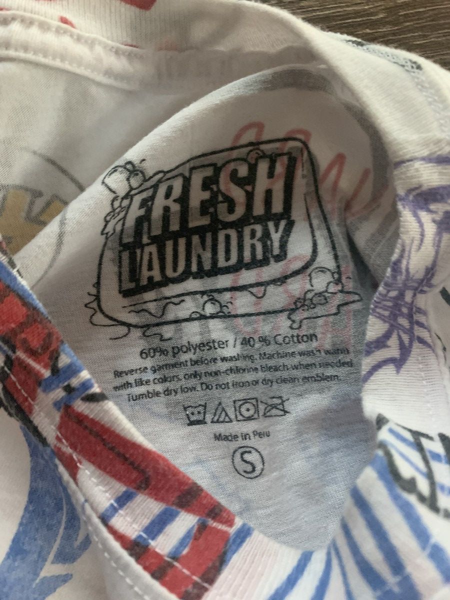 Vintage Fresh Laundry Graffiti Shirt Size US S / EU 44-46 / 1 - 2 Thumbnail