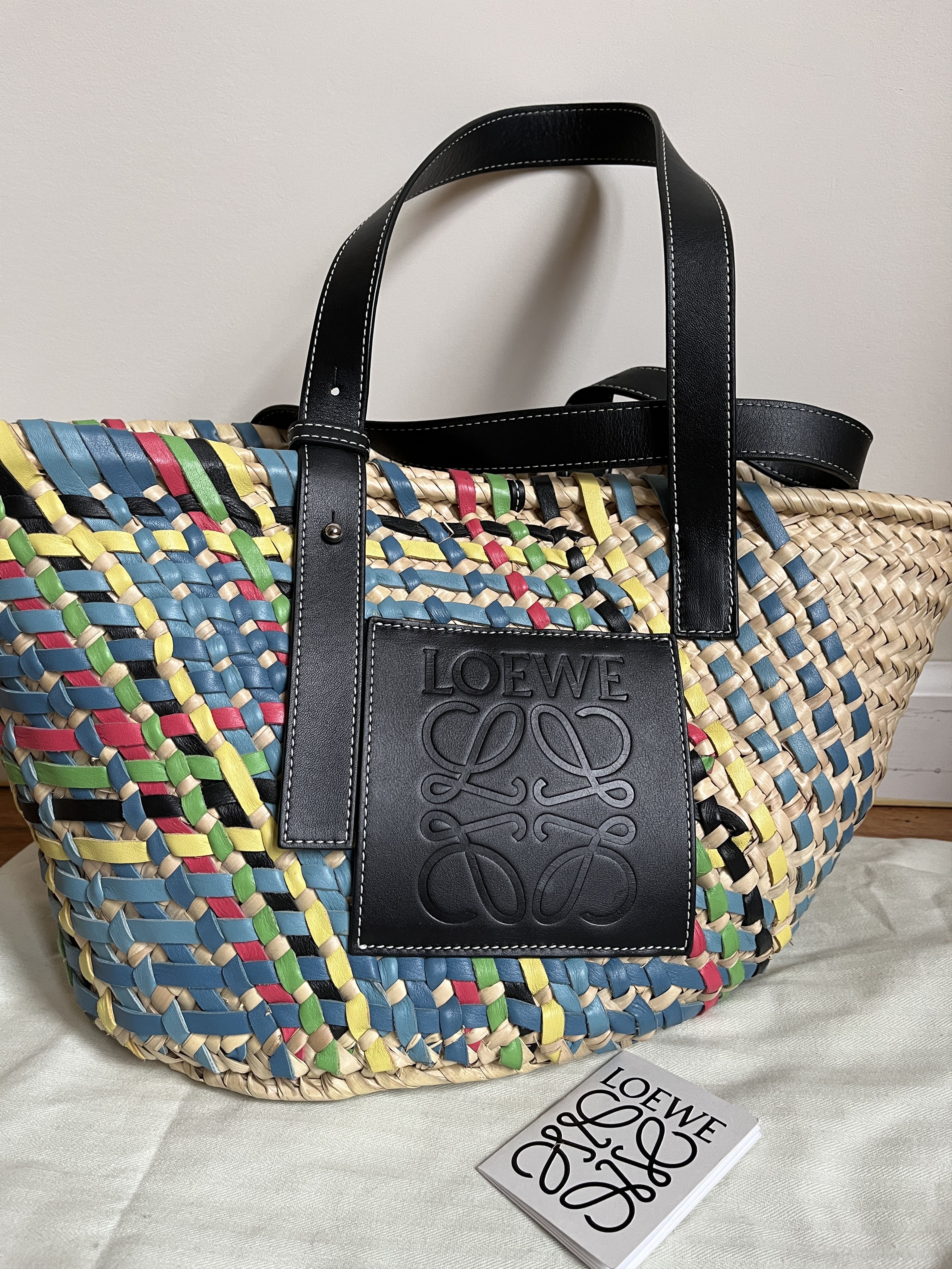 Loewe SSENSE Exclusive Multicolor Basket Tote