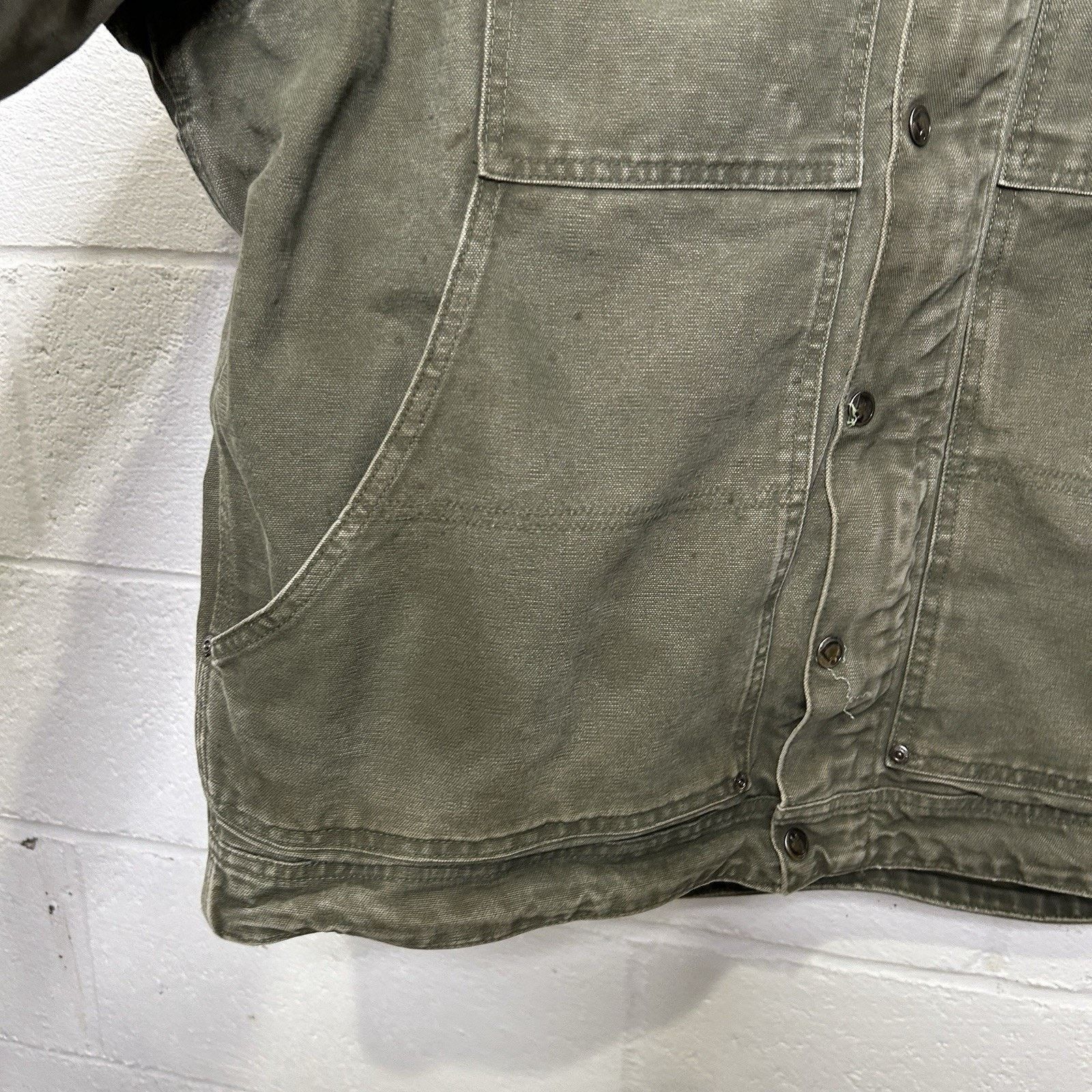 Carhartt Carhartt Canvas Fleece-Lined Berwick Jacket “Moss Green” Size US XL / EU 56 / 4 - 6 Thumbnail
