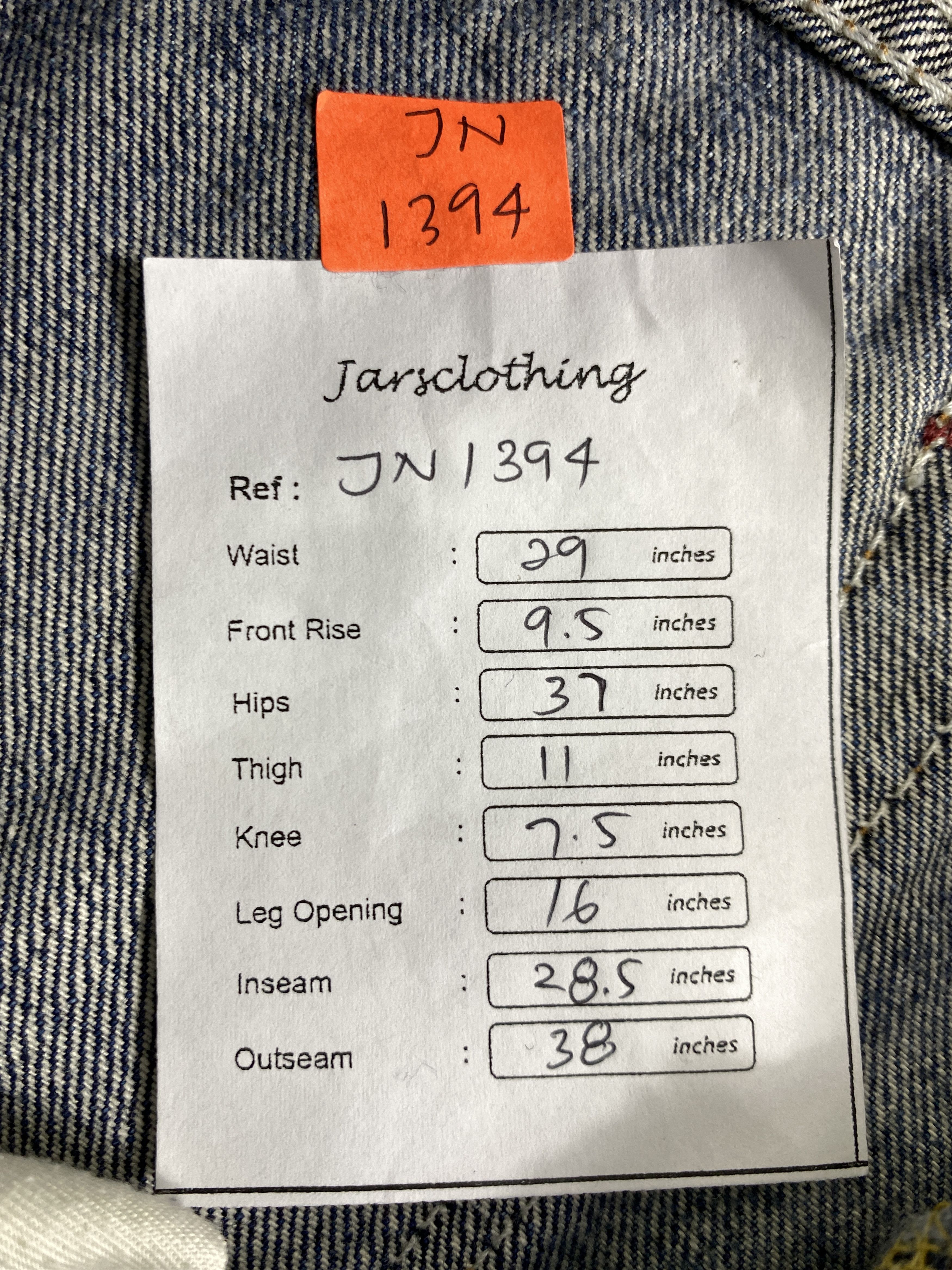 Japanese Brand Distressed Blue Vintage Levi's 707 29x28.5 Denim -JN1394 Size US 29 - 7 Thumbnail