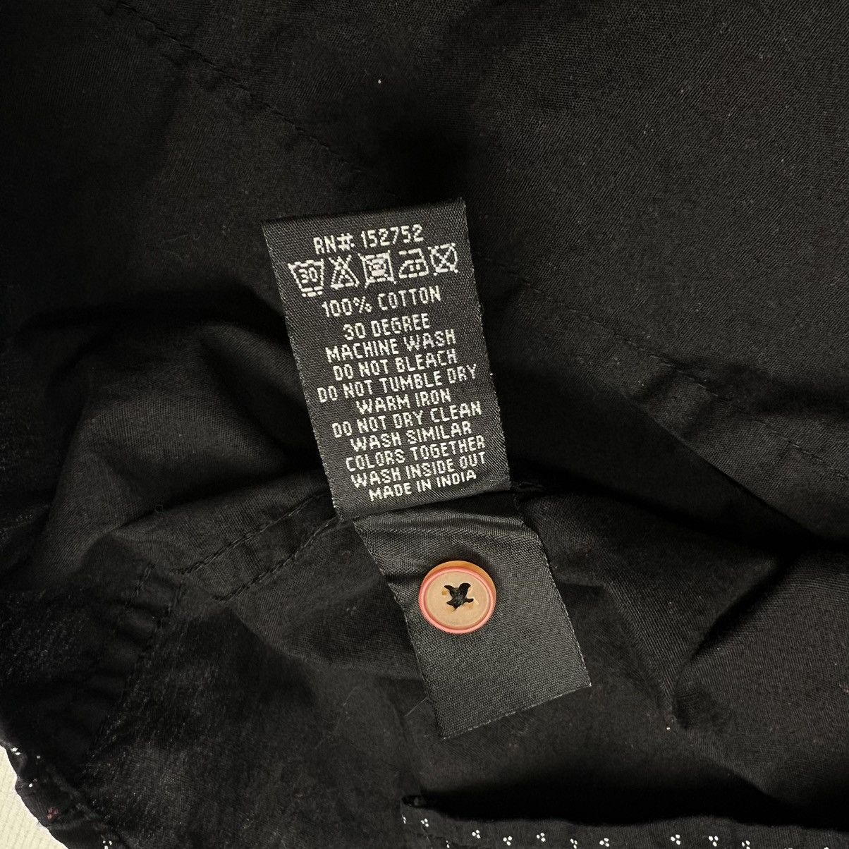 Other Across The Pond Shirt Black Button Up Short Sleeve Print Size US M / EU 48-50 / 2 - 10 Thumbnail