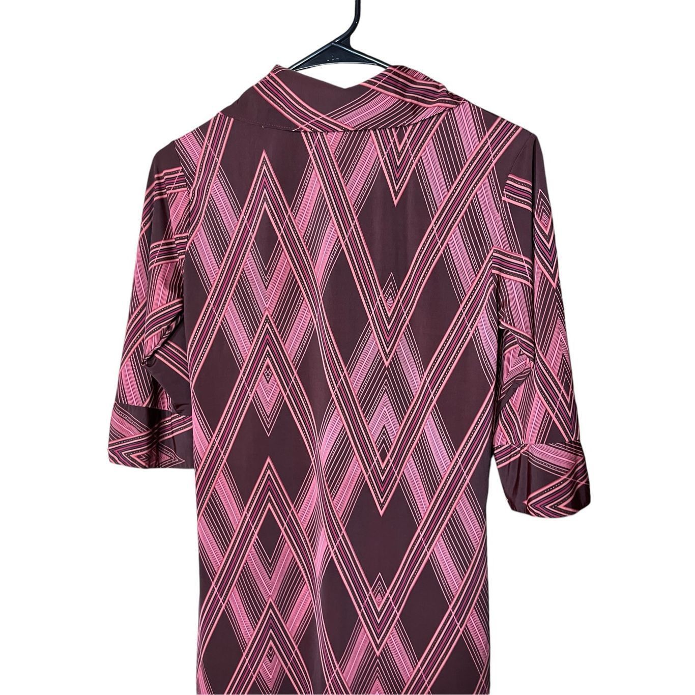 Other Vintage Wanted Clothing Y2K Retro Button Front MIDI Dress Si Size M / US 6-8 / IT 42-44 - 9 Thumbnail