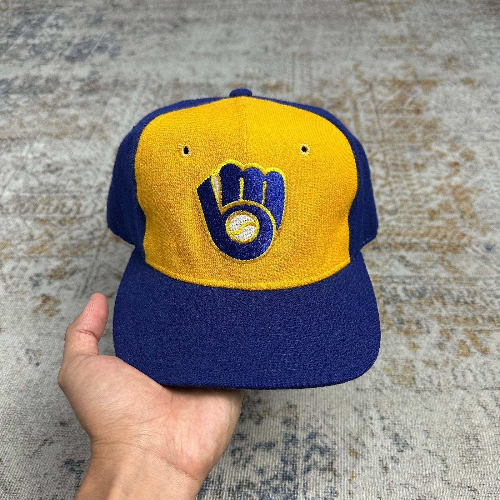 MLB × Sports Specialties × Vintage RARE 90s Hat Milwaukee Brewers MLB Sports Specialties Size ONE SIZE - 1 Thumbnail