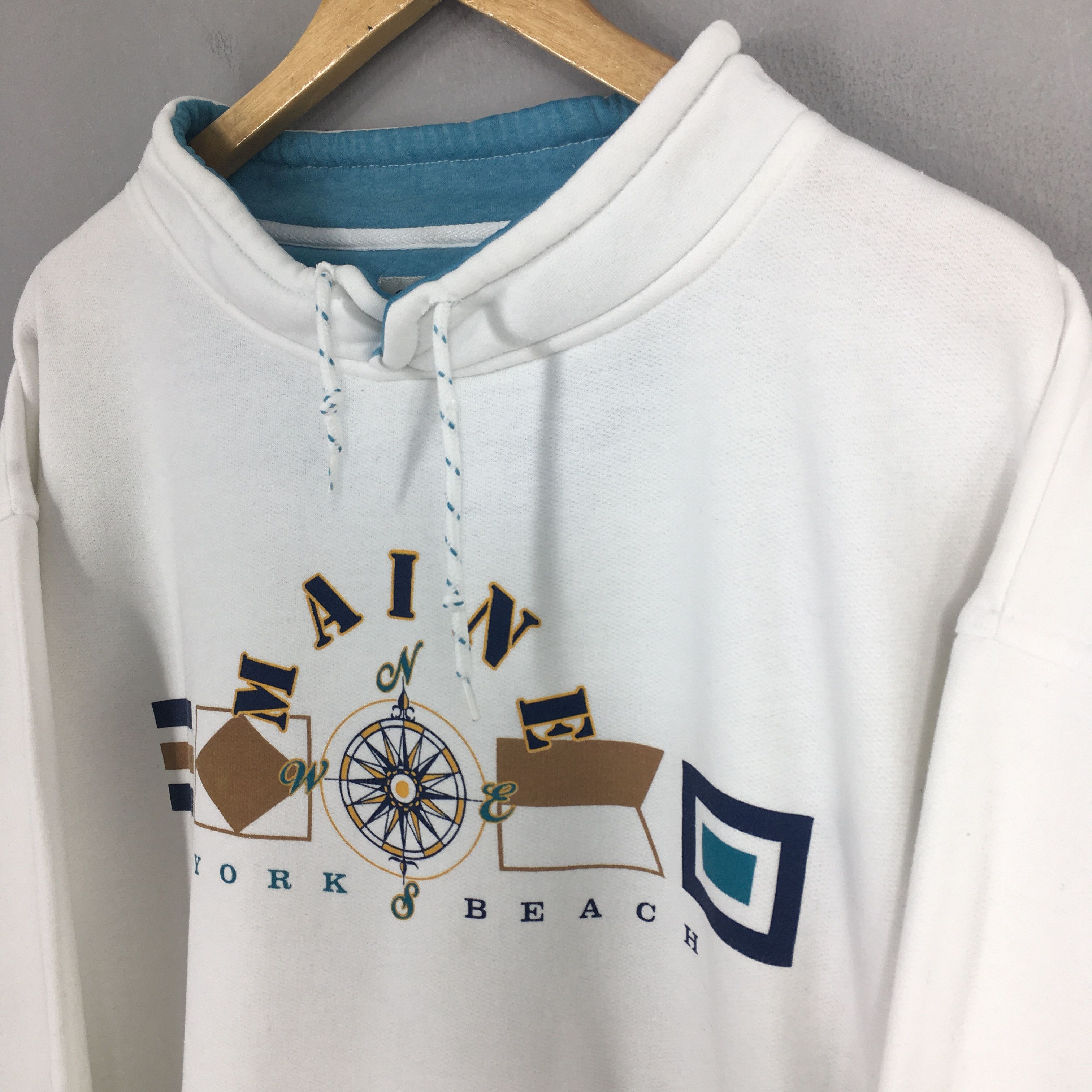 Vintage Vintage Maine Usa York Beach Sweatshirt XLarge Size US XL / EU 56 / 4 - 3 Thumbnail