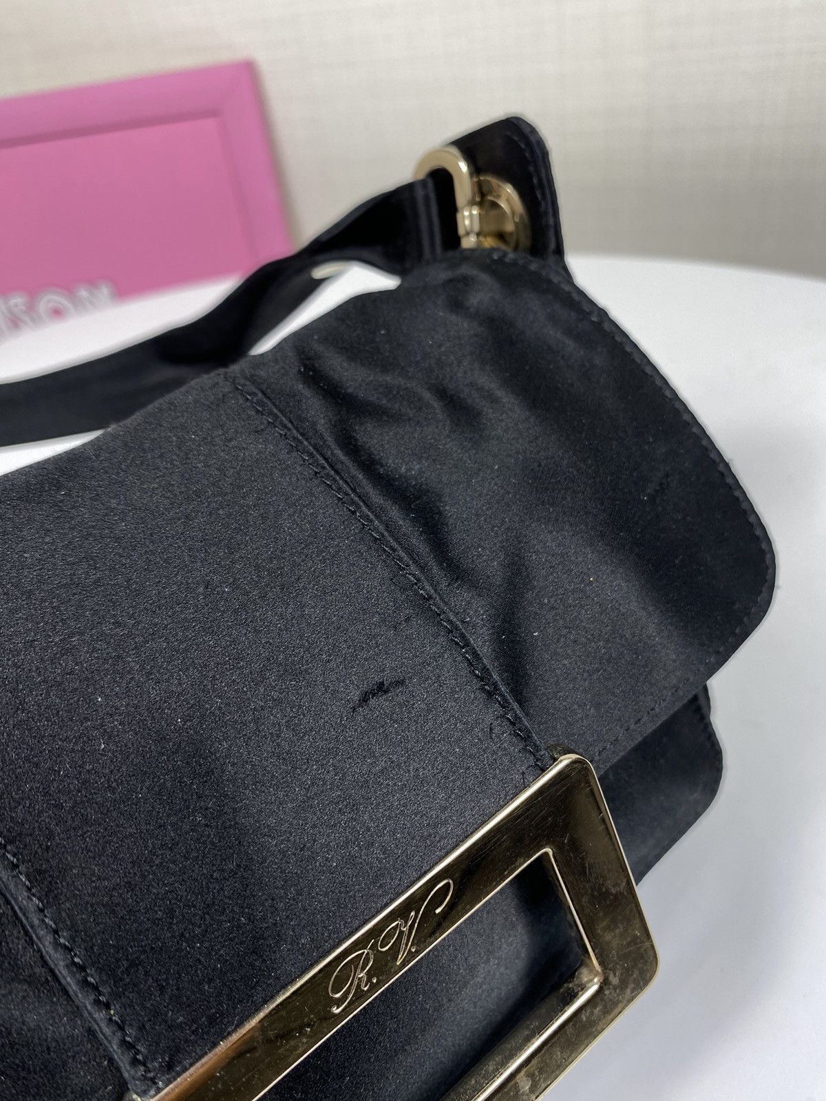 Roger Vivier Roger Vivier Satin Evening Mini Bag Size ONE SIZE - 10 Thumbnail