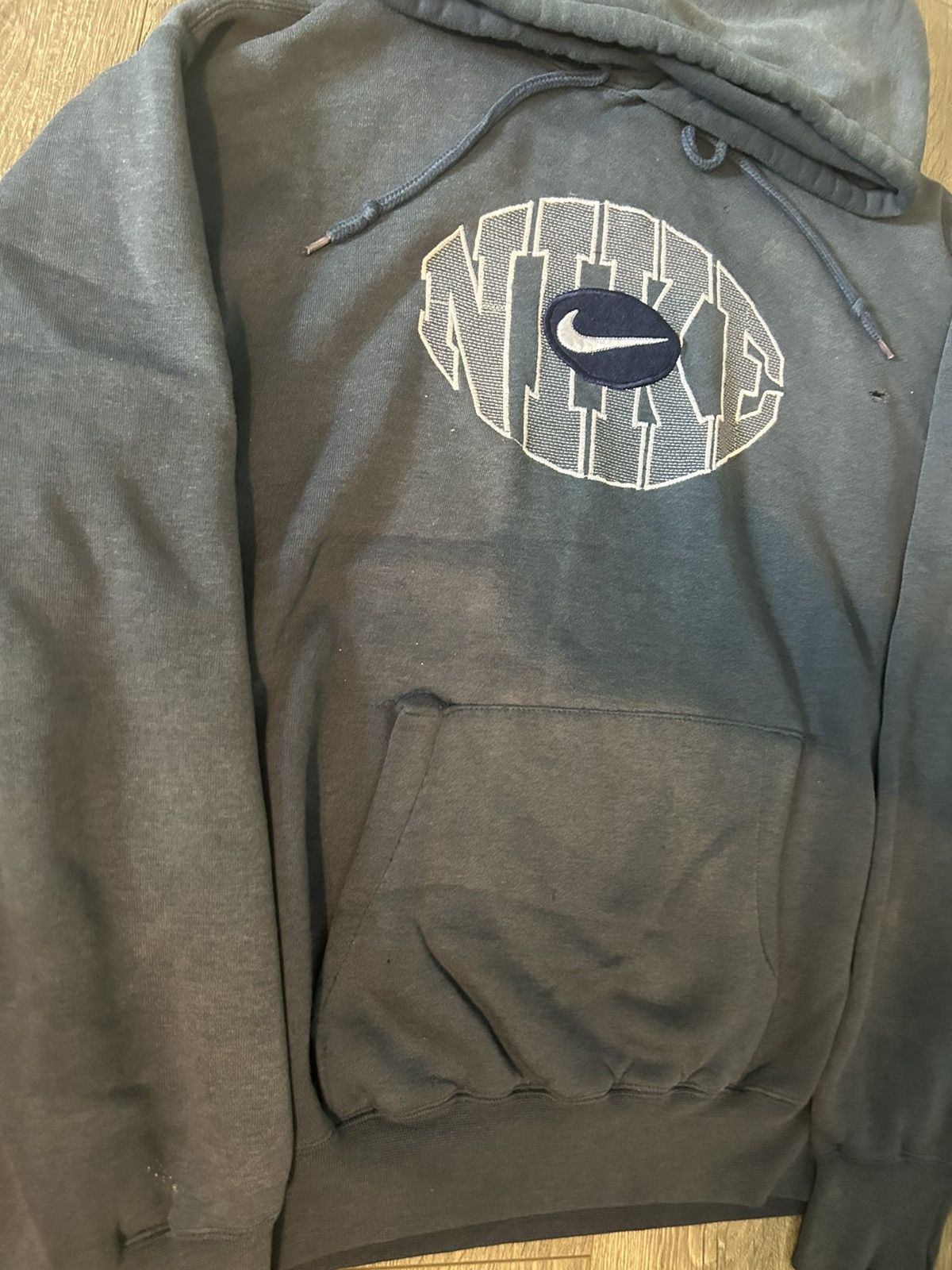 Nike × Vintage Vintage Nike Hoodie Sweatshirt Size US XL / EU 56 / 4 - 3 Thumbnail