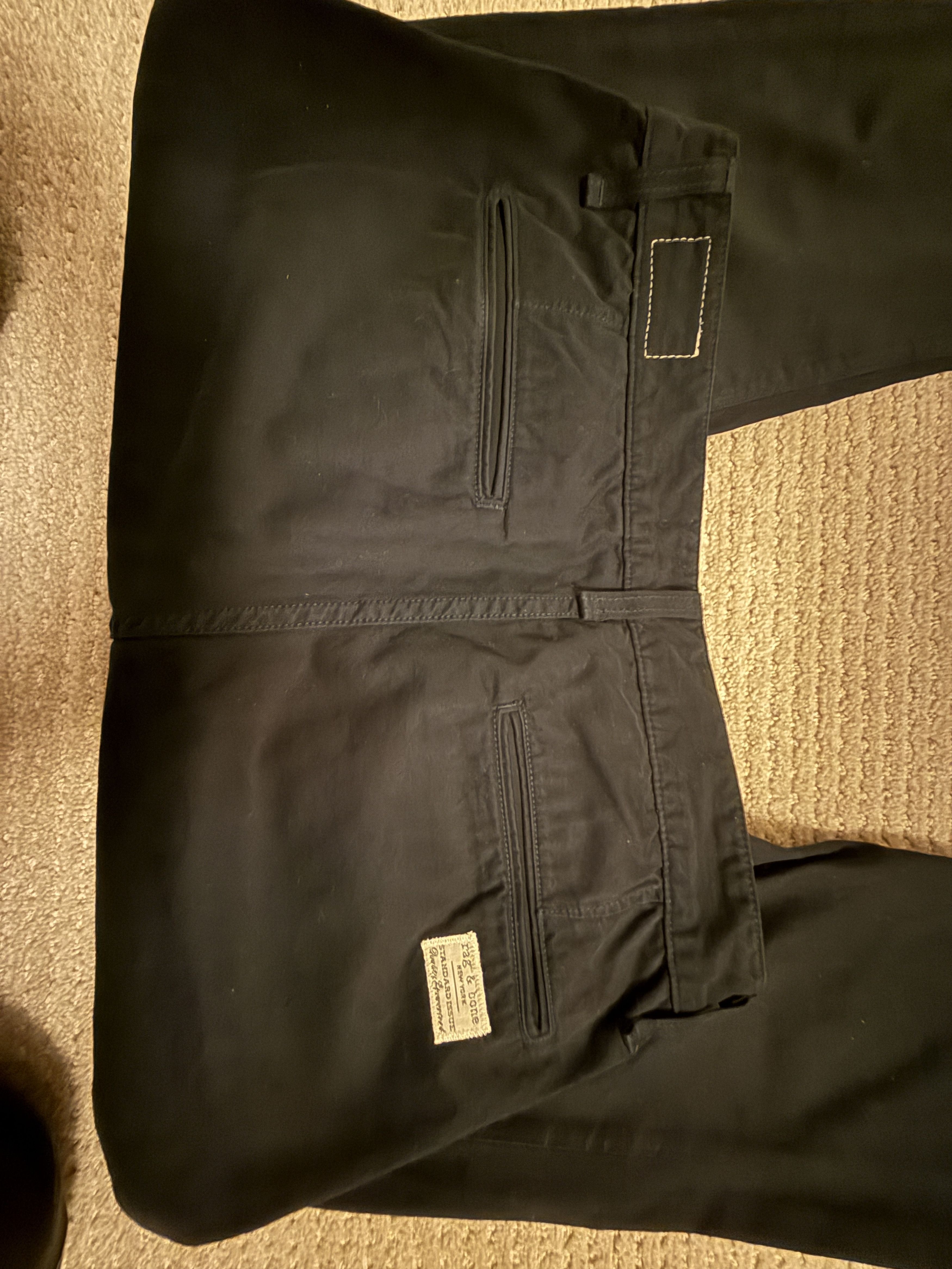 Rag & Bone Khaki Pants 34/32 Navy