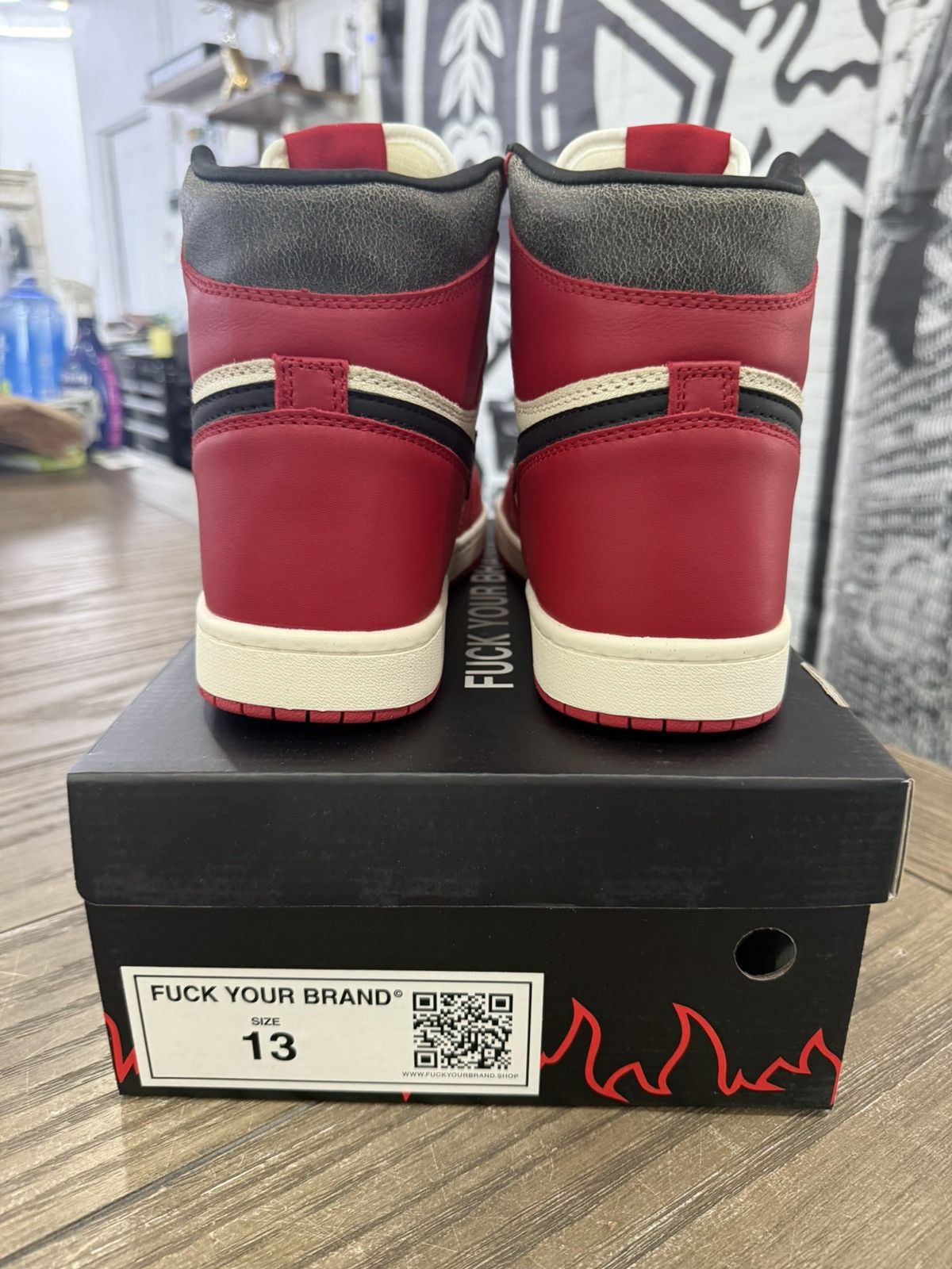 Designer 🖕🏻 FYB Fuck Your Brand Chicago Custom High Top Size 13 🖕🏻 Size US 13 / EU 46 - 6 Thumbnail