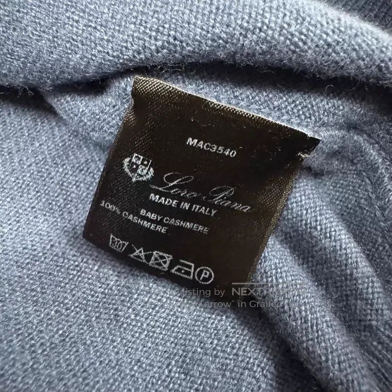 Loro Piana Loro Piana Navy Baby Cashmere Zipper Hooded Jacket Size M / US 6-8 / IT 42-44 - 6 Thumbnail
