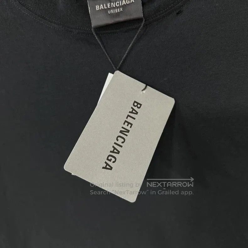 Balenciaga Balenciaga Logo Collar Long Sleeve Top. Size US L / EU 52-54 / 3 - 5 Thumbnail