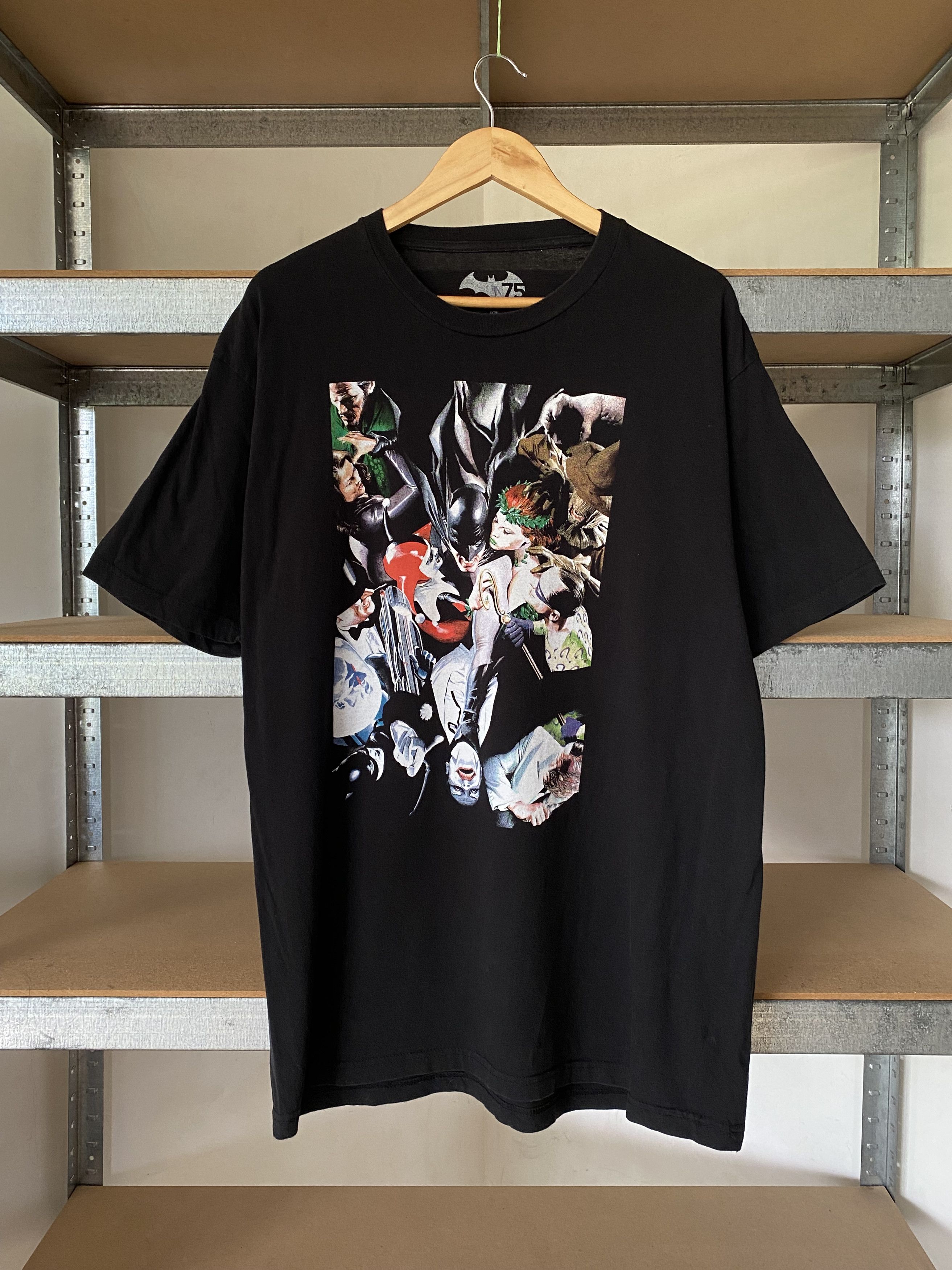 Cartoon Network Vintage 2000s Batman Anniversary Big Logo T-shirt Size US XL / EU 56 / 4 - 1 Thumbnail