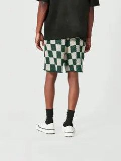 Japanese Brand Kokubu x Kanou Crochet Knit Drop Shorts Vintage Size US 34 / EU 50 - 8 Thumbnail