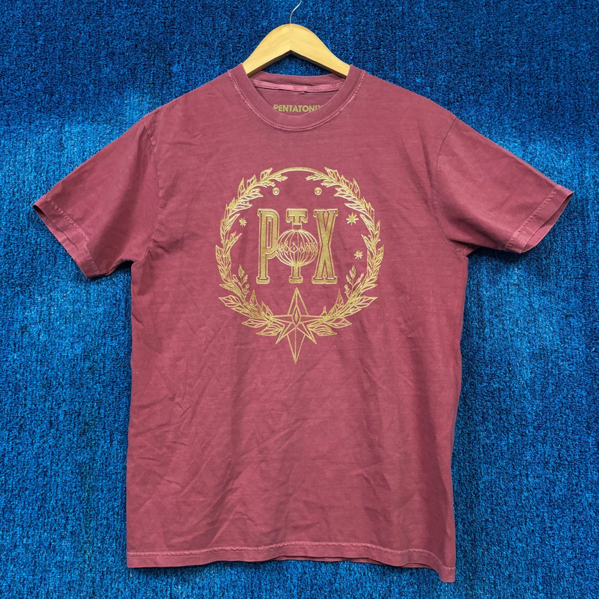 Band Tees Pentatonix PTX Crest X-mas Brick A Cappella Pop Group Tee M Size US M / EU 48-50 / 2 - 1 Thumbnail