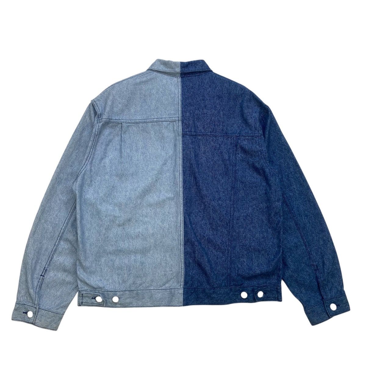 GU × Maison MIHARA YASUHIRO 🔥Miharayasuhiro Two-Tone Trucker Denim Jacket Size US M / EU 48-50 / 2 - 2 Thumbnail