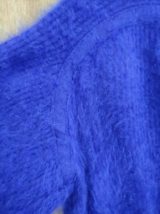 Vintage Sunlose cardigan mohair fur shag shaggy knitwear #46-992DLAL Size L / US 10 / IT 46 - 9 Thumbnail