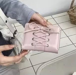 Japanese Brand Ultra Thin Style Bow Zipper Wallet Card Holder Size ONE SIZE - 2 Thumbnail