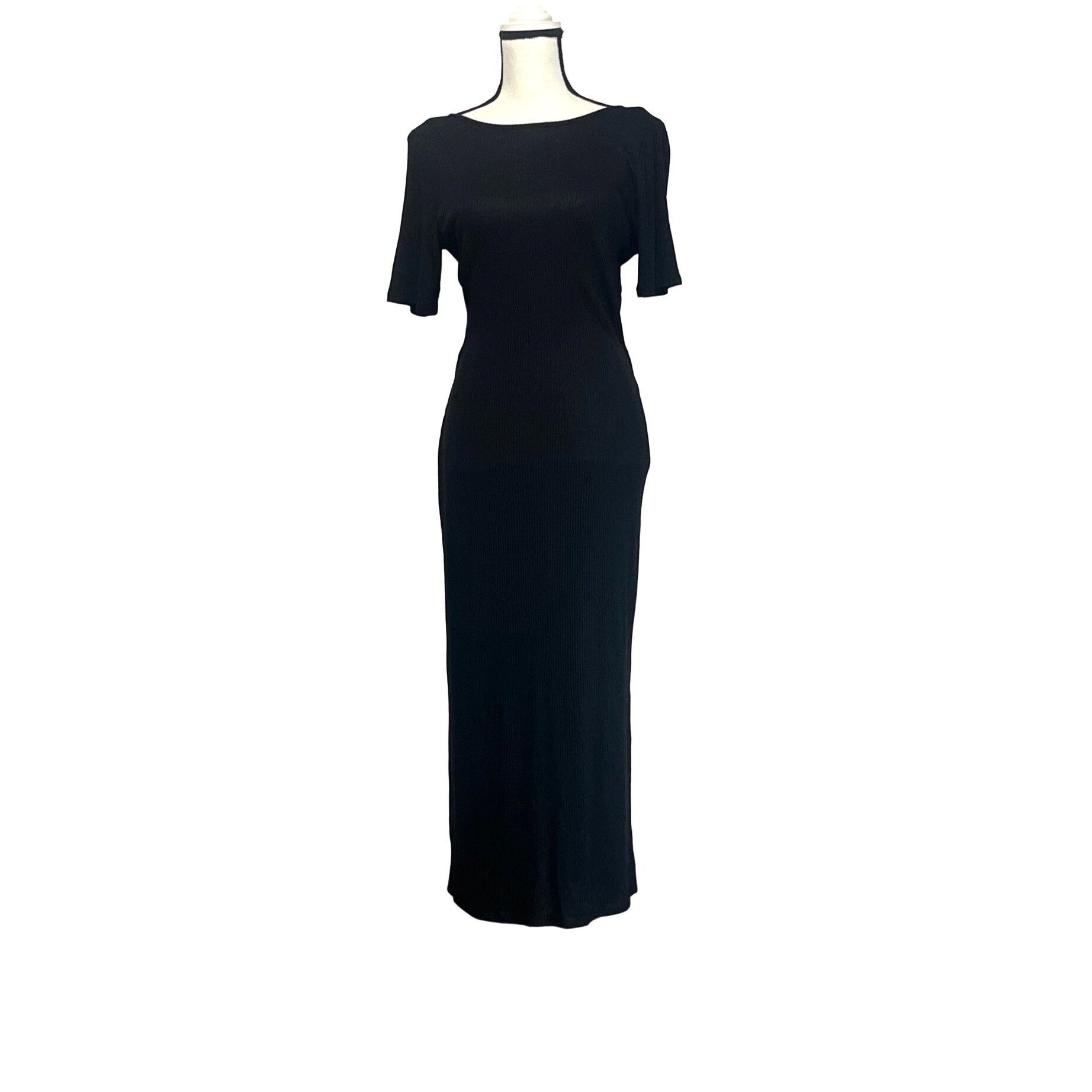Other ROW A Junior’s Ribbed Bodycon MIDI Dress with Twist Back, B Size XL / US 12-14 / IT 48-50 - 3 Thumbnail