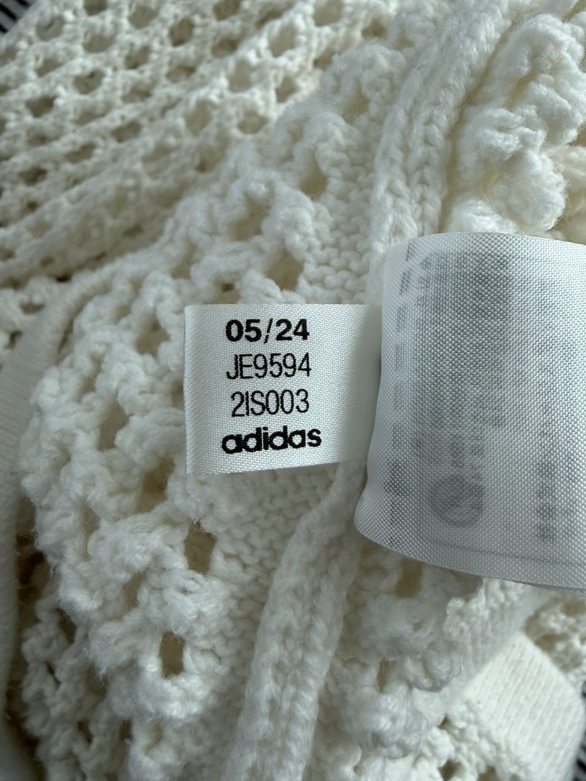 Adidas × CLOT Adidas x Edison Chen Crochet Polo Shirt Size US L / EU 52-54 / 3 - 7 Thumbnail