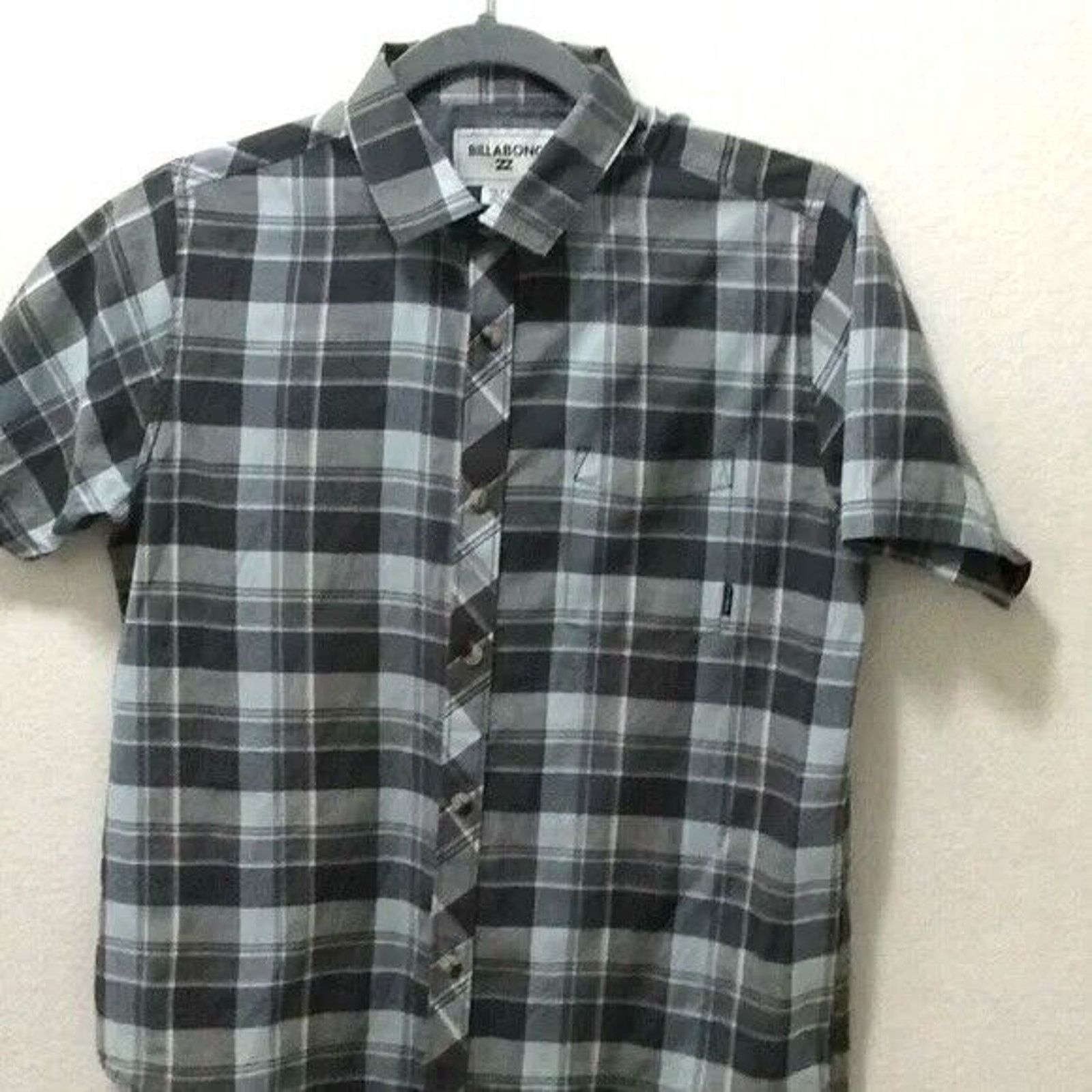 Billabong Billabong Boys Plaid Shrt Sleeve 55% Cotton 45% PolySize-M Size US M / EU 48-50 / 2 - 1 Thumbnail