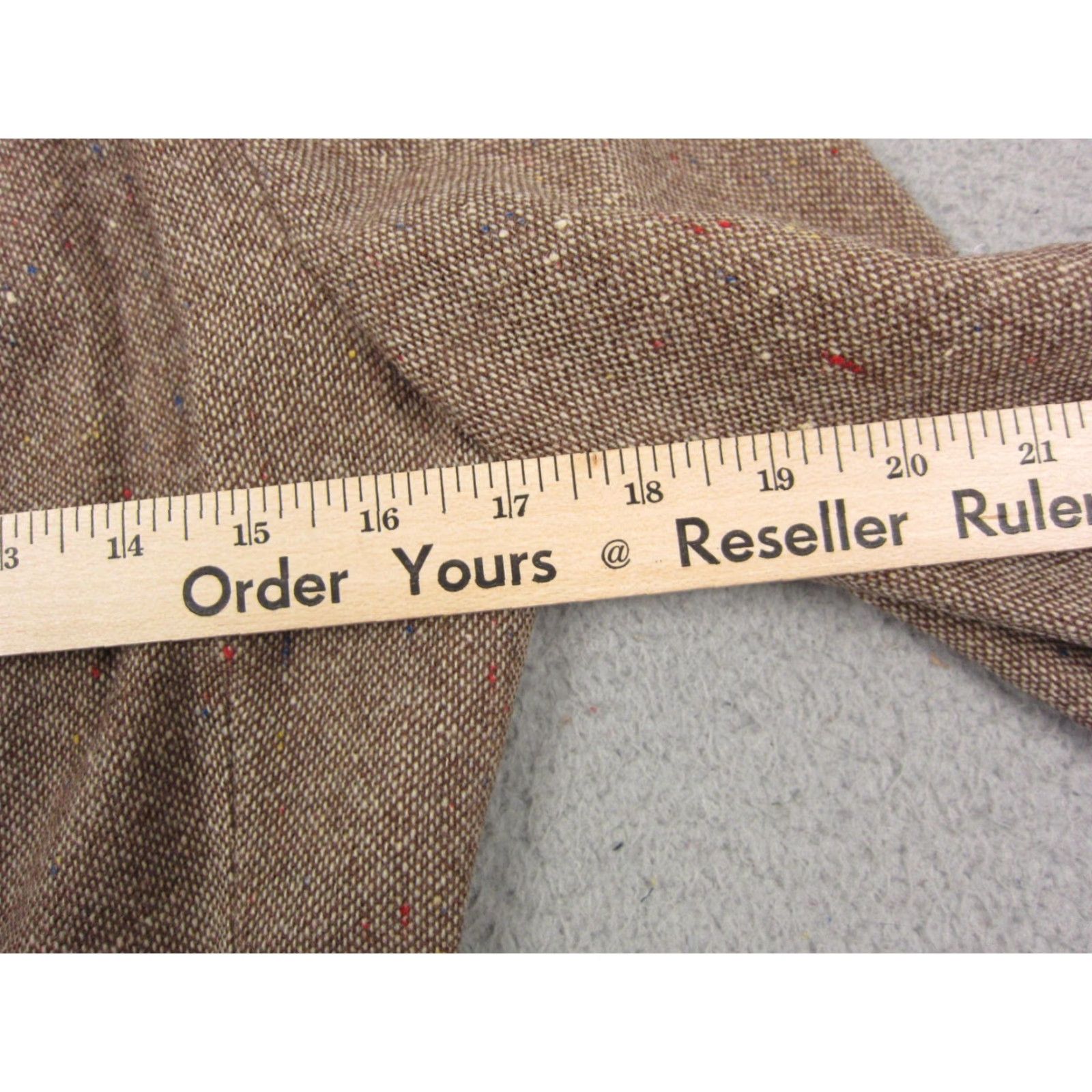 Vintage VINTAGE Fashioned by Lampl Tweed Jacket Womens Small Brown Blazer Coat 50s 60s 80s 90s Classic Size S / US 4 / IT 40 - 6 Thumbnail