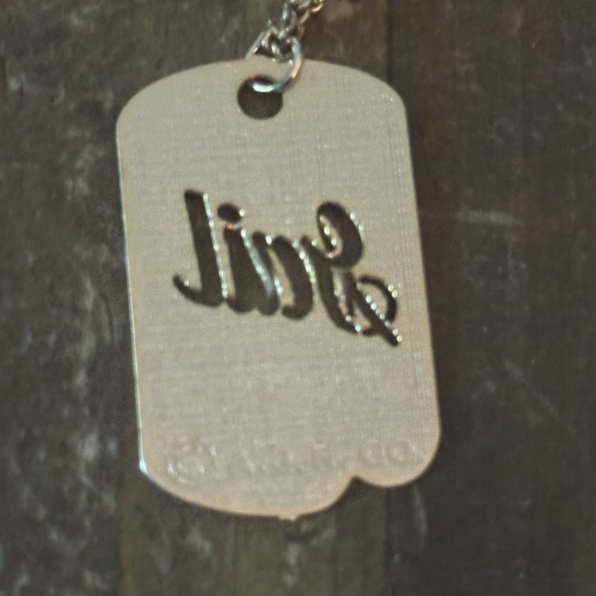 Vintage Vintage AJR gold tone Gail tag pendant necklace Size ONE SIZE - 4 Thumbnail
