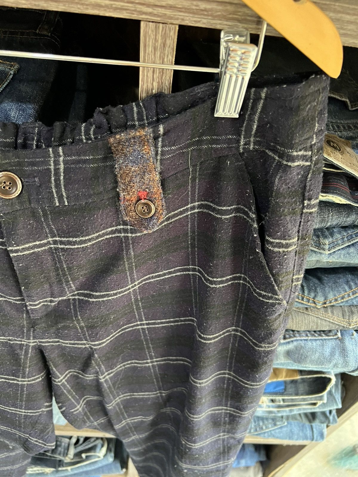 Harris Tweed 🔥Harris Tweed Plaid Pant Size US 37 - 6 Thumbnail