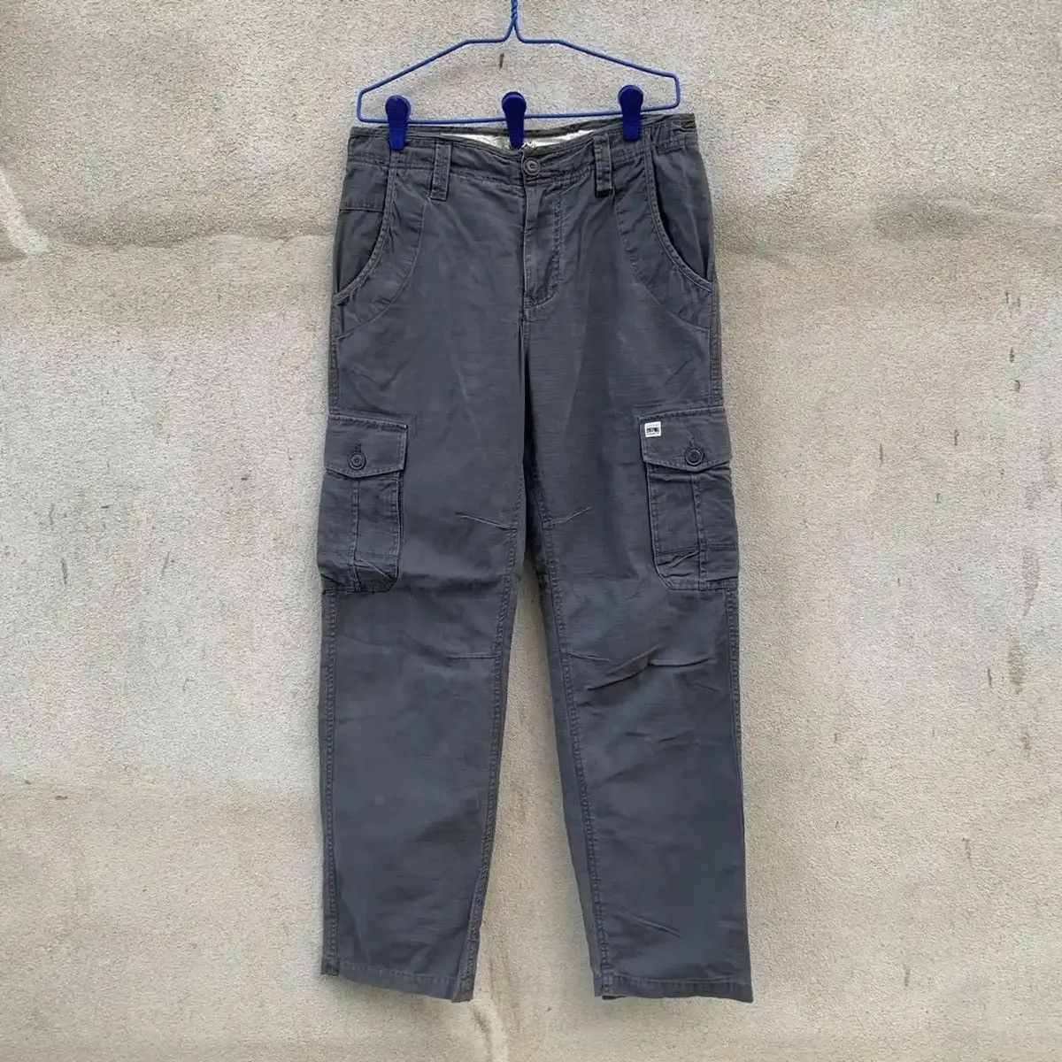 image of Designer Collection x Mossimo Grails Mossimo Trousers Heavy Cotton Vintage Cargo Pants in Slate (Si
