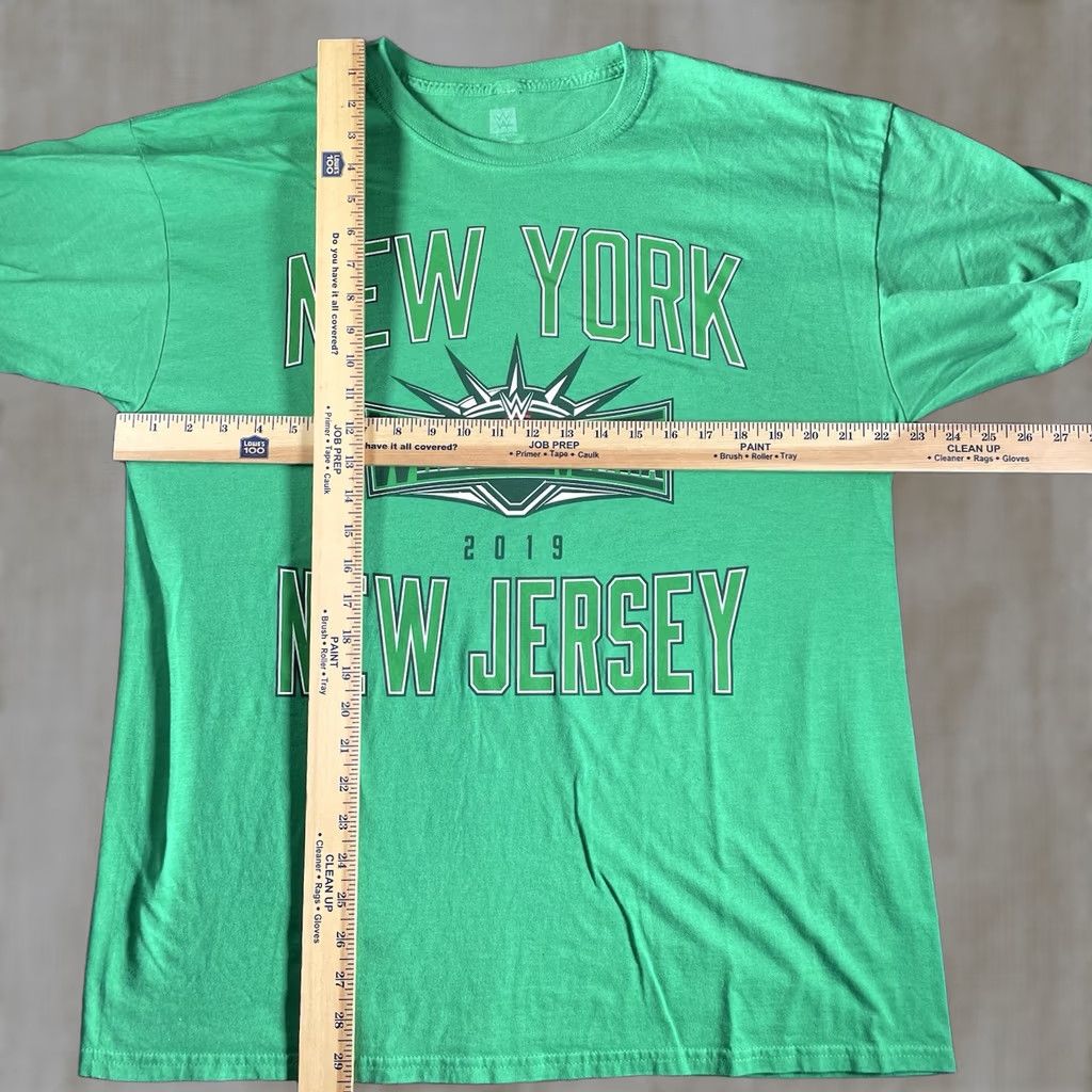 Vintage WWE WrestleMania Shirt Mens XL T-Shirt Green 2019 Wrestling NY NJ WWE Green Size US XL / EU 56 / 4 - 1 Thumbnail