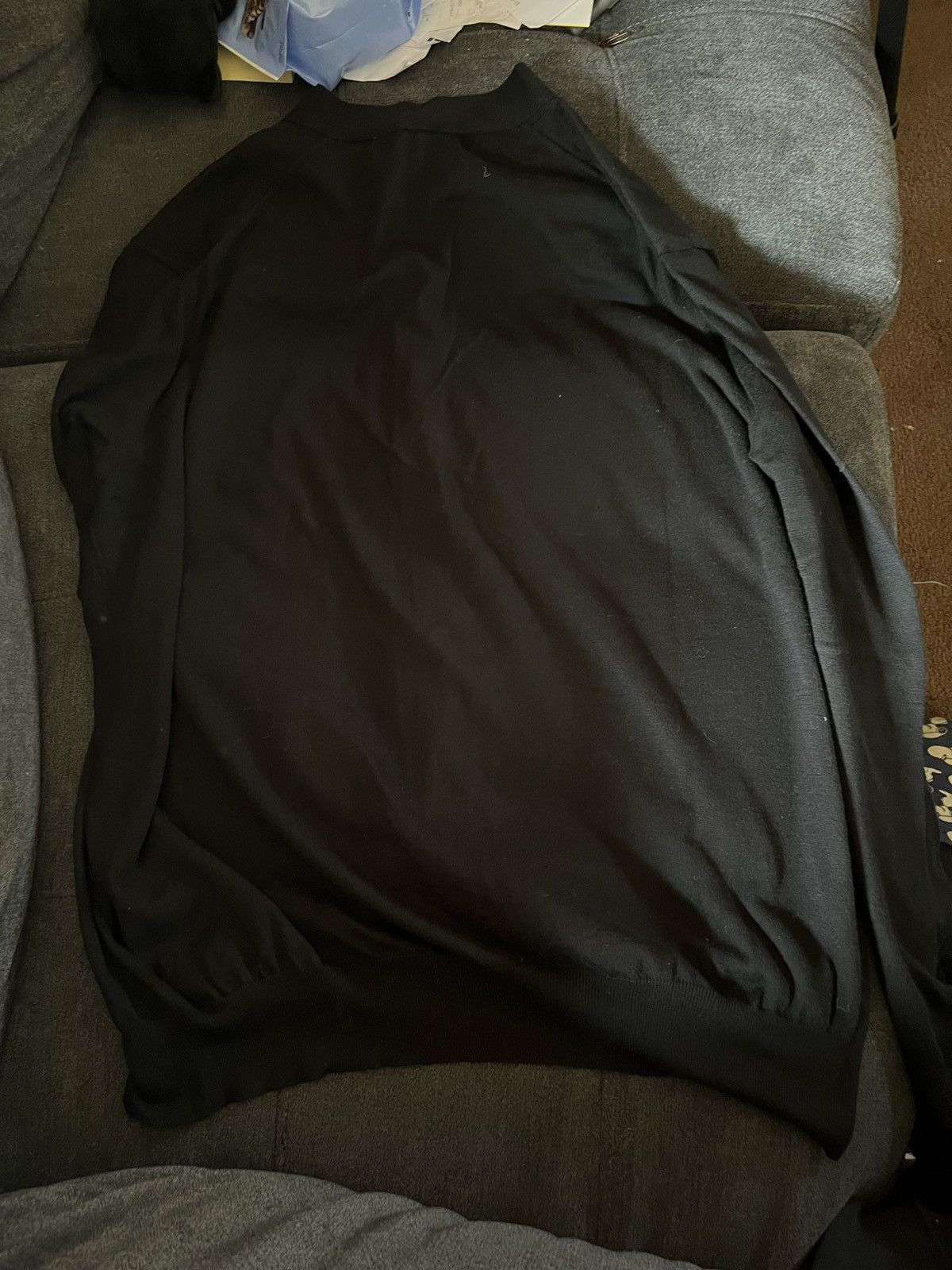 Comme des Garcons PLAY Comme des garcons play small heart black cardigan Size US XXL / EU 58 / 5 - 2 Thumbnail