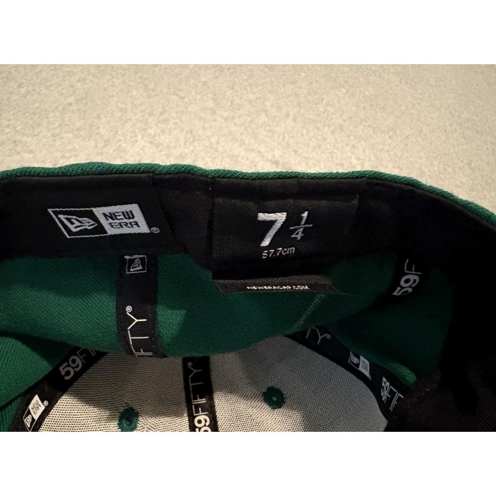 New Era New Era Notre Dame Fighting Irish Green Wool Hat Cap 59Fifty Size 7 1/4 Men Baseball Cap Size ONE SIZE - 5 Thumbnail