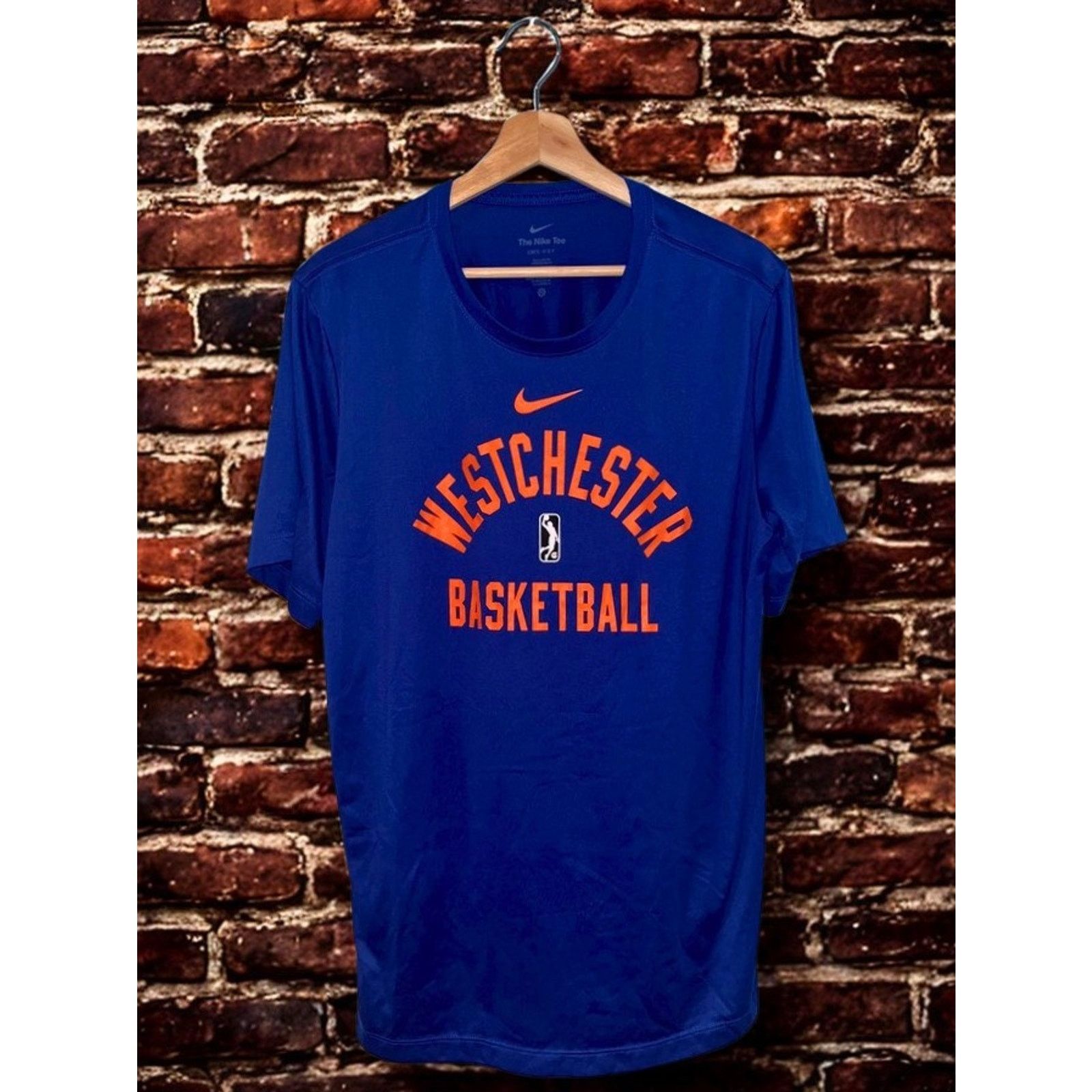 Westchester Knicks NBA G-League Nike Team Issued Shirt Sz LT