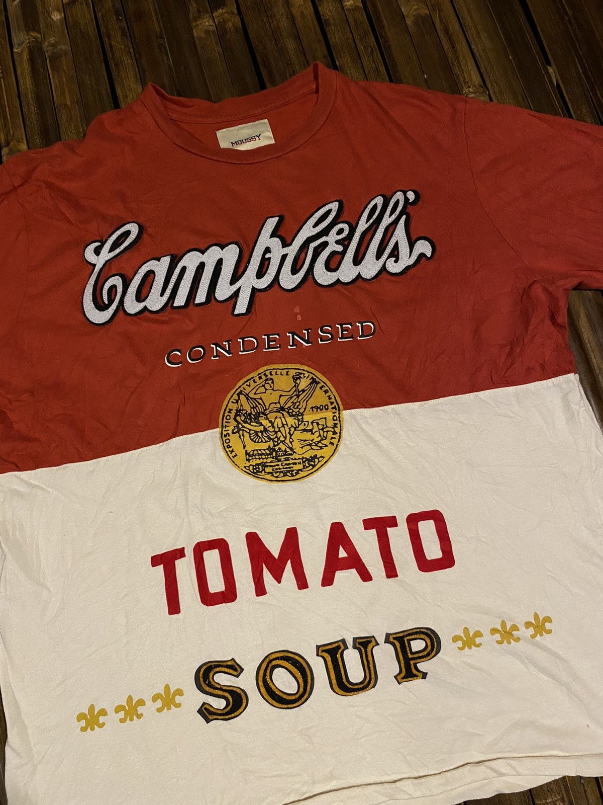 MOUSSY VINTAGE MOUSSY CAMPBELLS TSHIRT Size US XL / EU 56 / 4 - 2 Thumbnail