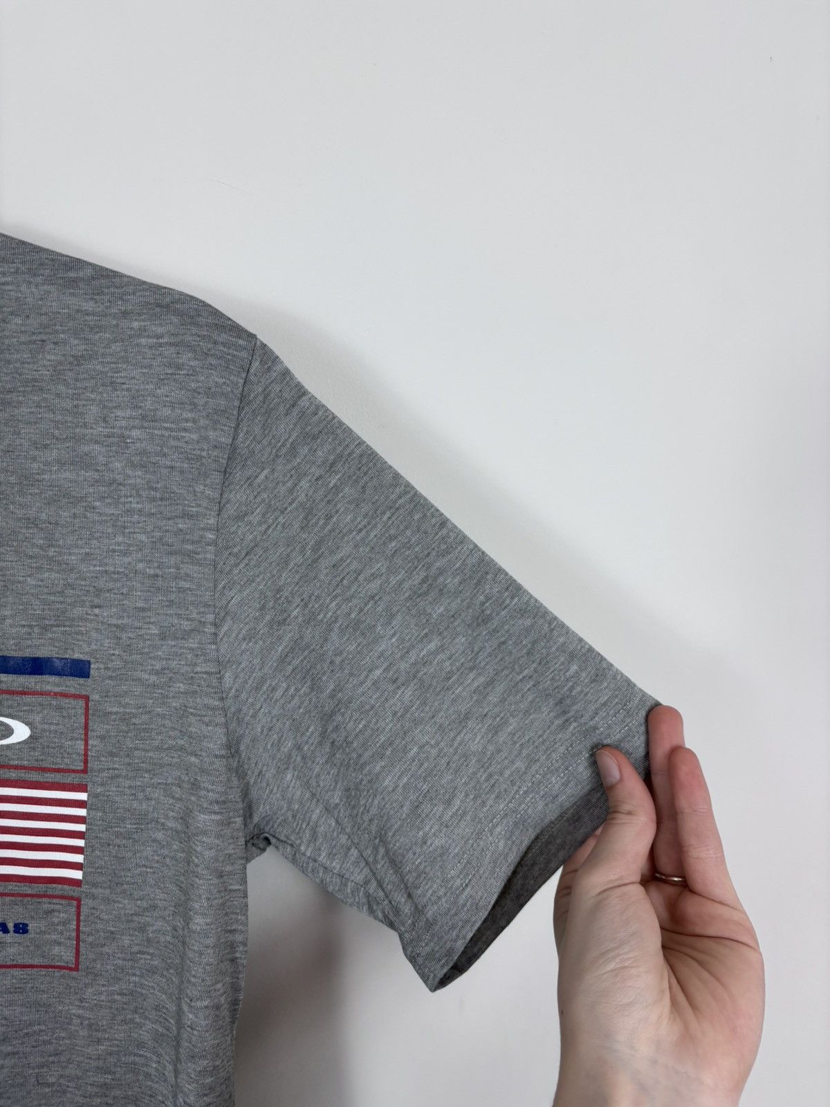 Oakley Oakley Gray Melange NWT Texas USA T-Shirt Tee Men’s Big Logo Size US S / EU 44-46 / 1 - 10 Thumbnail