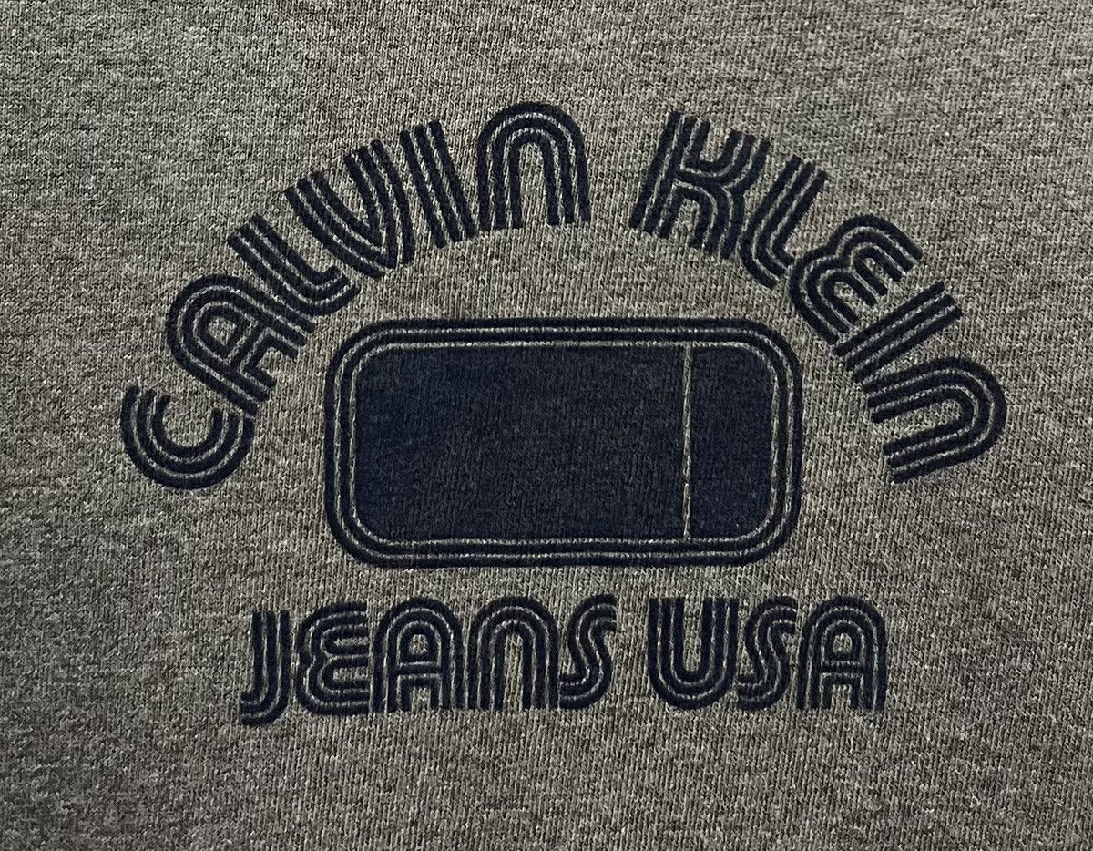 Calvin Klein × Vintage VINTAGE CALVIN KLEIN JEANS MADE NI USA TEE SHIRT Size US S / EU 44-46 / 1 - 3 Thumbnail