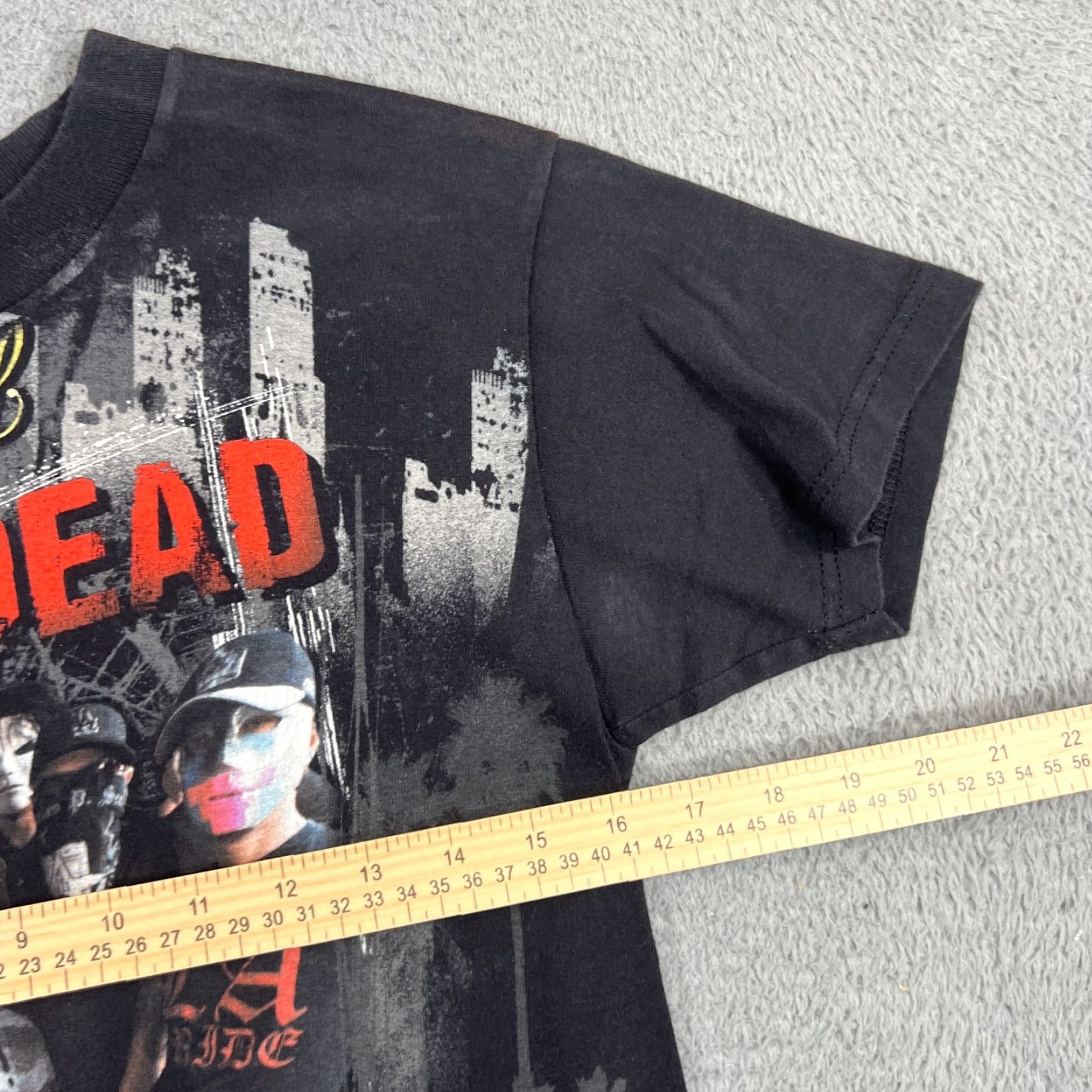 Vintage VINTAGE Hollywood Undead Band T Shirt Men’s XS Black RARE Promo? Size US XS / EU 42 / 0 - 5 Thumbnail