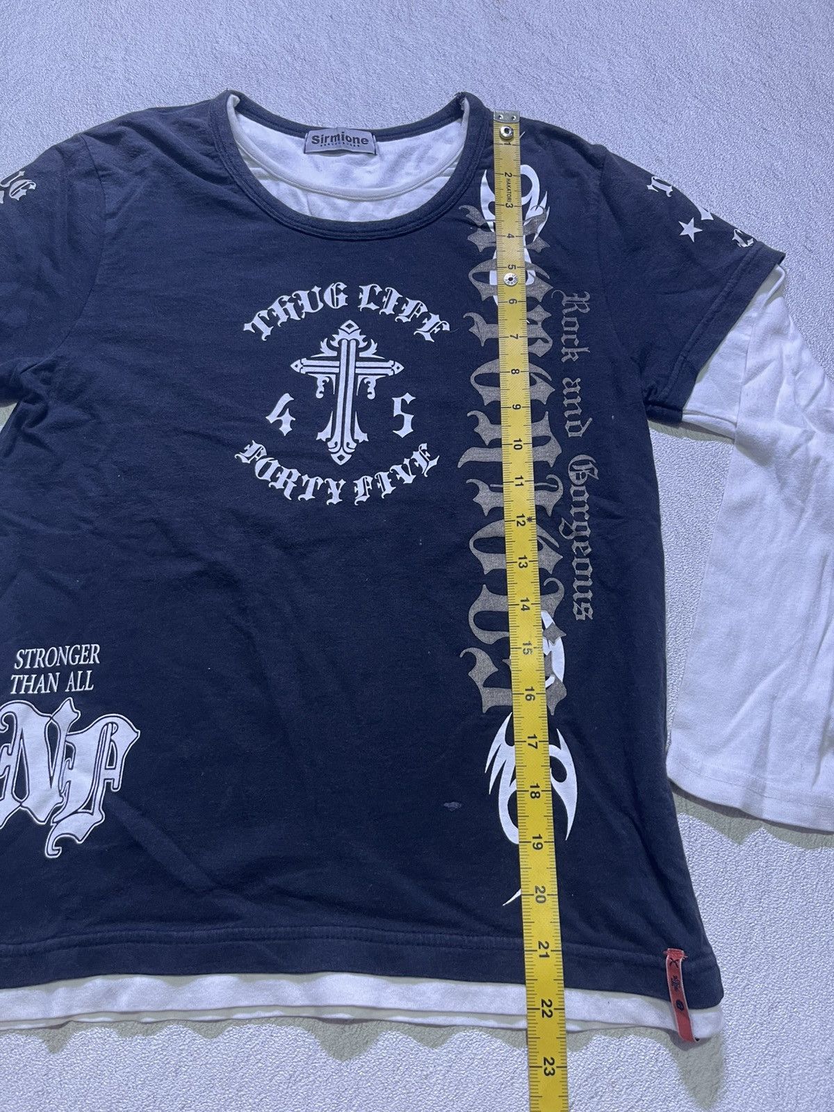 Japanese Brand Y2K SIRMIONE long sleeve tshirt Size US S / EU 44-46 / 1 - 8 Thumbnail