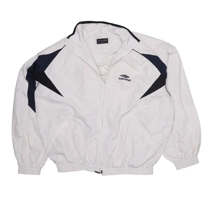 Balenciaga Balenciaga Logo Zip Casual Jacket 0079 Size US XXS / EU 40 - 1 Thumbnail