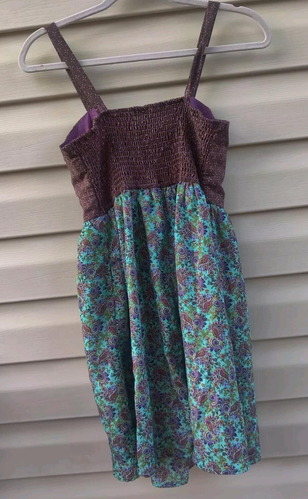 Other Xhilaration Dress Juniors Size Small S Brown Bodice with Tea Size S / US 4 / IT 40 - 3 Thumbnail