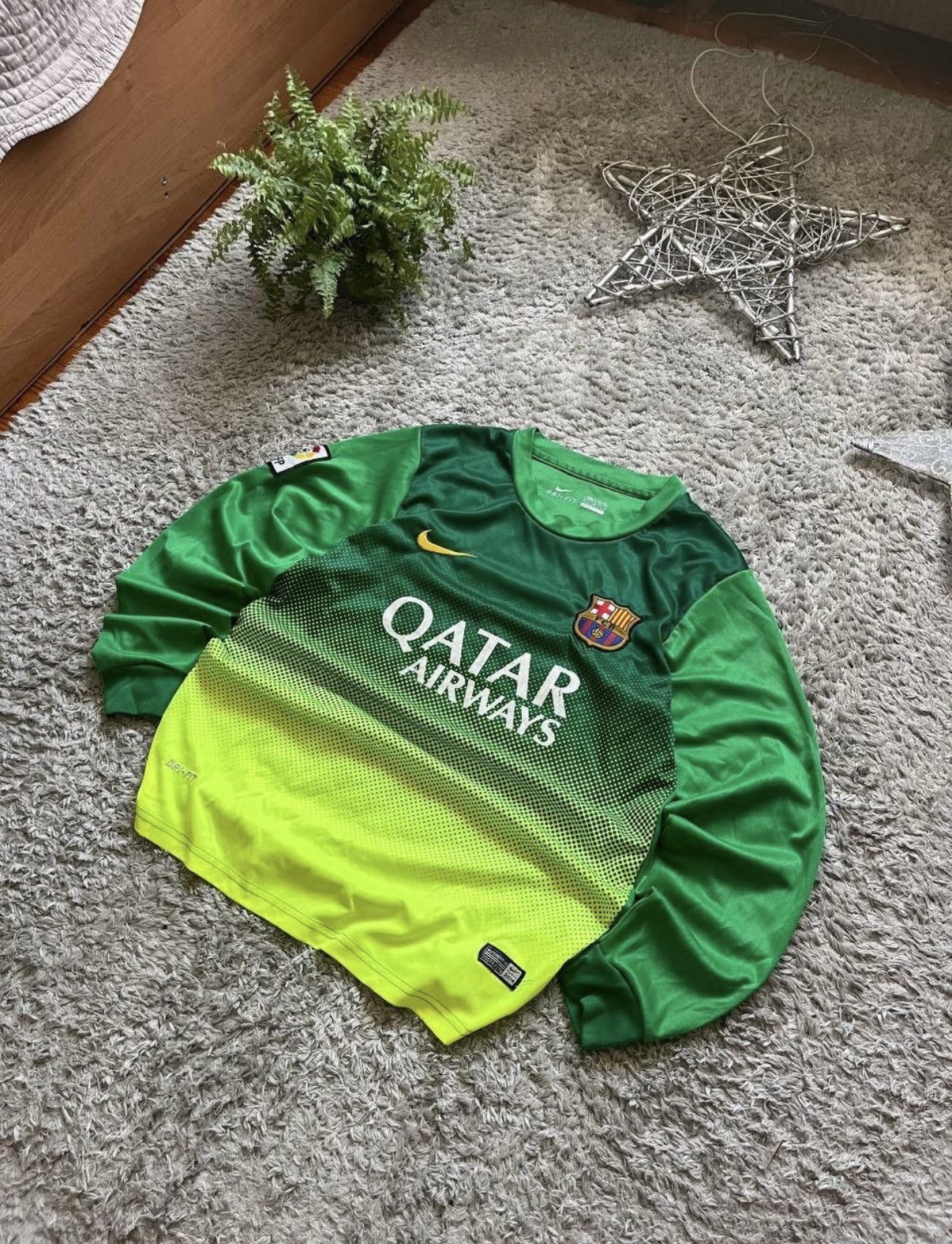 Nike 00s Vintage Nike x FC Barcelona Soccer Football Jersey Rare Size US M / EU 48-50 / 2 - 2 Thumbnail