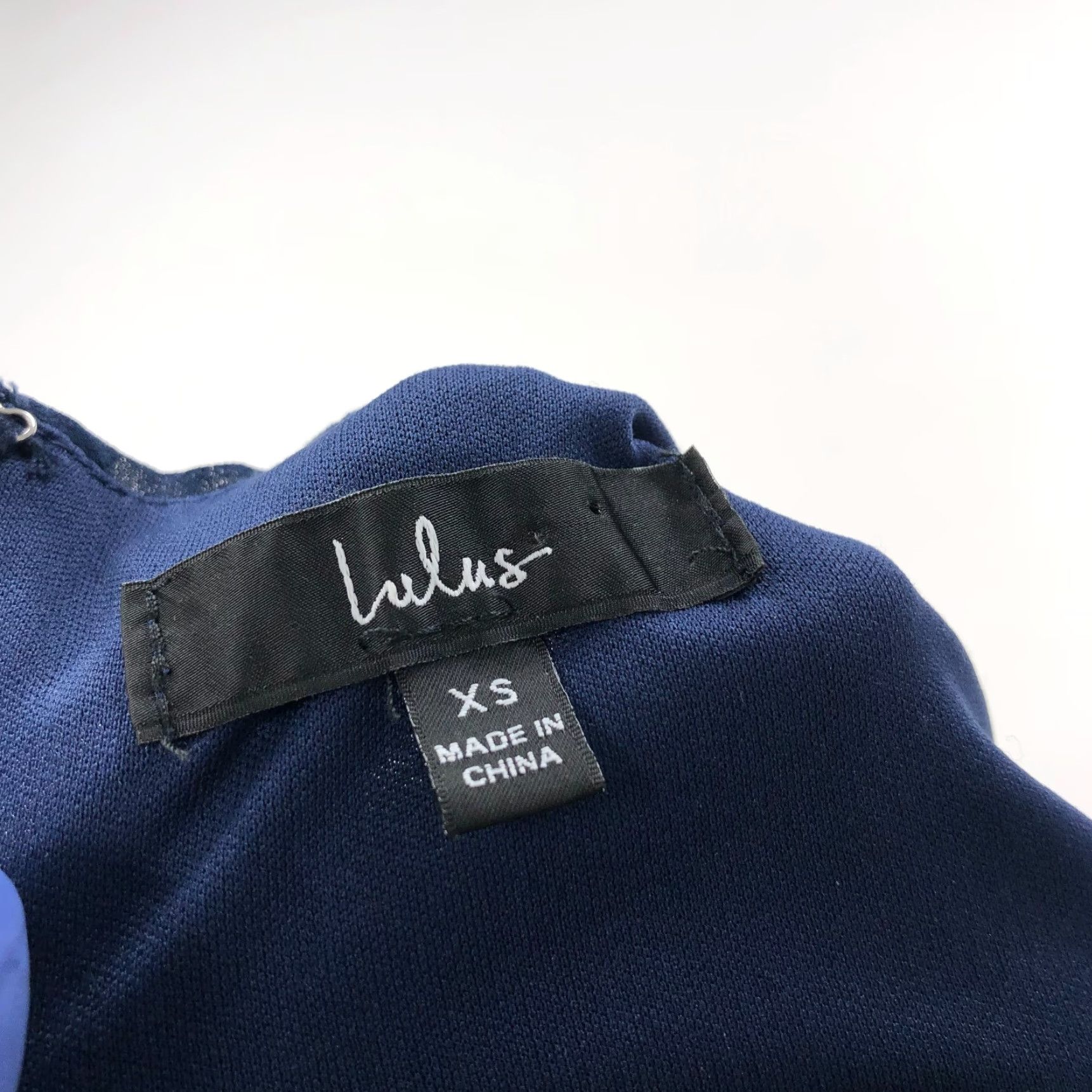 Lulus Lulus XS Blouson Chiffon V-Neck Polyester Mini Dress Blue MINT Dress Size XS / US 0-2 / IT 36-38 - 4 Thumbnail