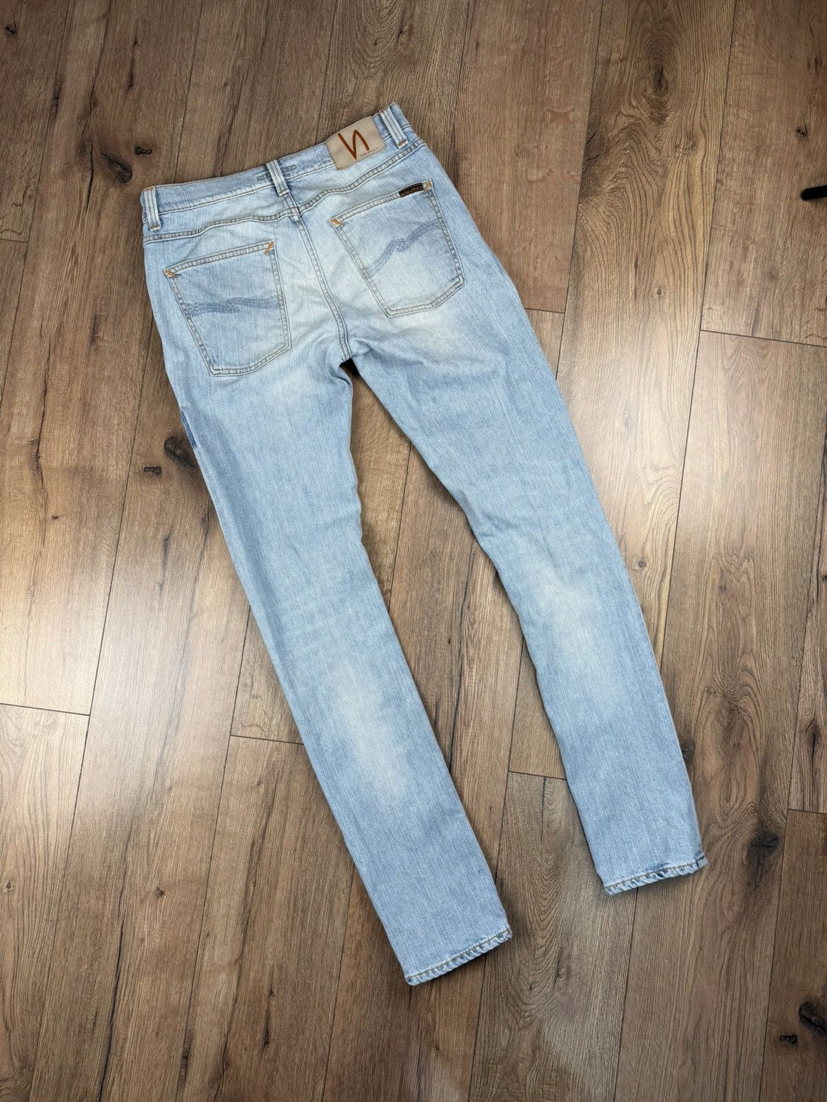 Denime × Nudie Jeans Nudie Jeans Co Light Wash Denim Jeans Size US 31 - 6 Thumbnail